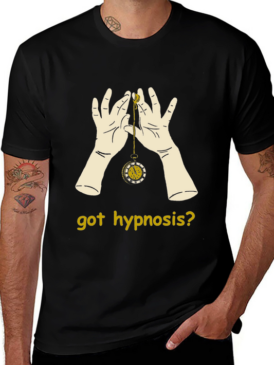 Hypnosis T-Shirt: Funny Pocket Watch Design
