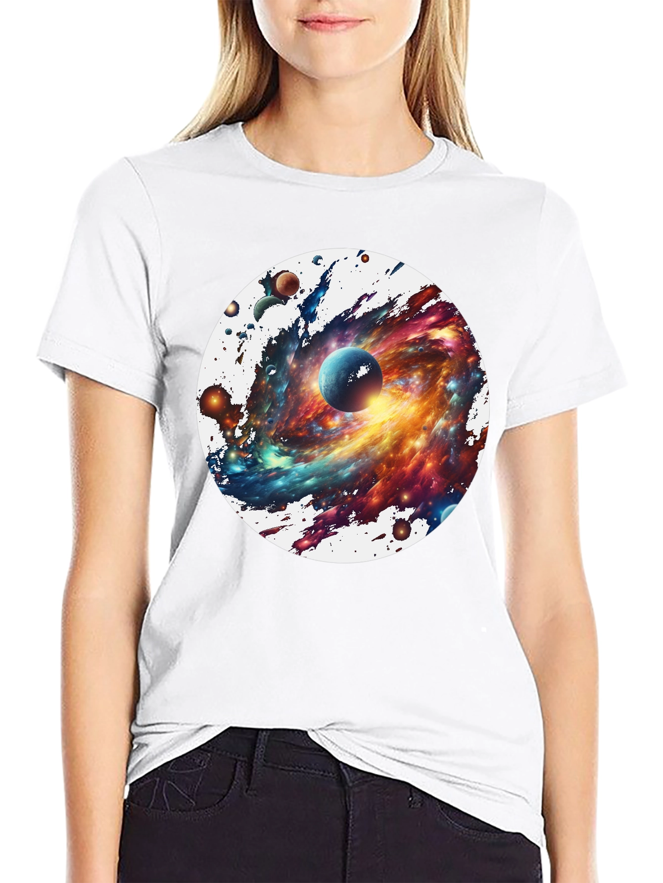 Galaxy Blast T-Shirt - Space Print Tee