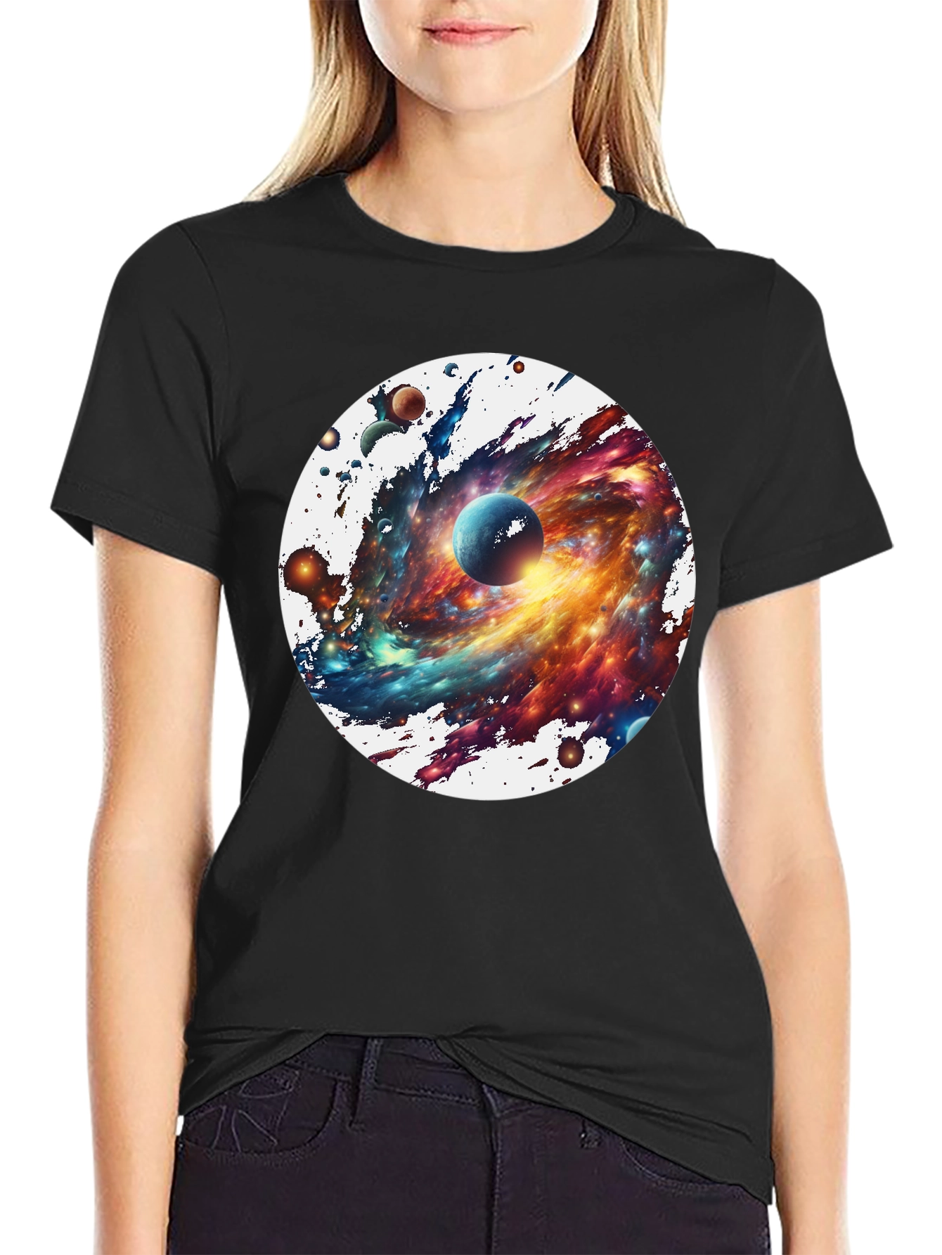 Galaxy Blast T-Shirt - Space Print Tee