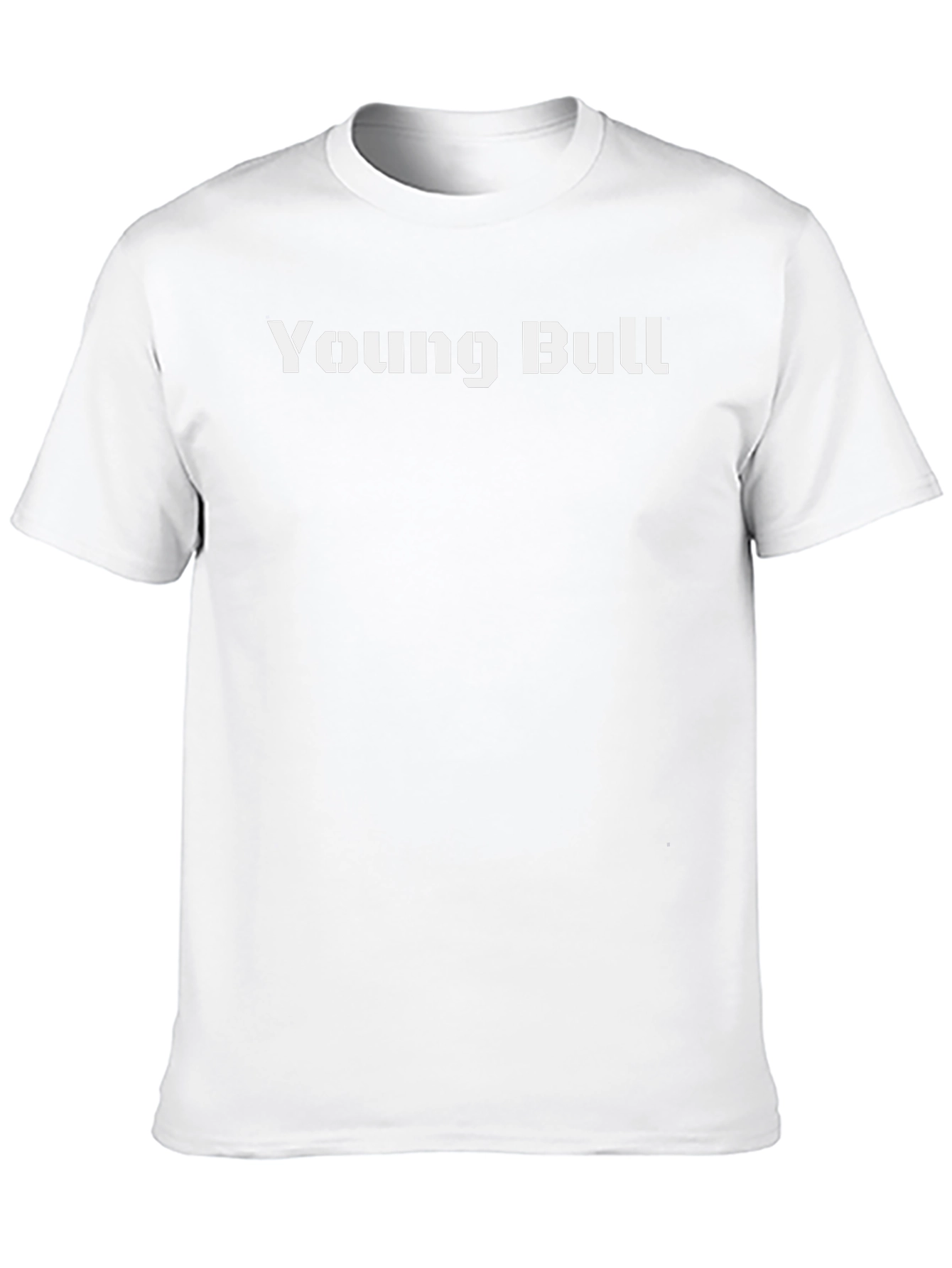 Young Bull Graphic Tee - Mens Crew Neck T-Shirt