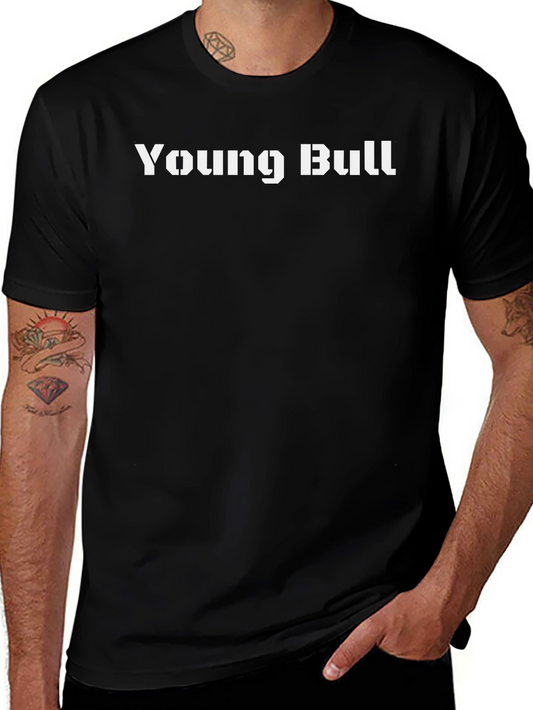 Young Bull Graphic Tee - Mens Crew Neck T-Shirt