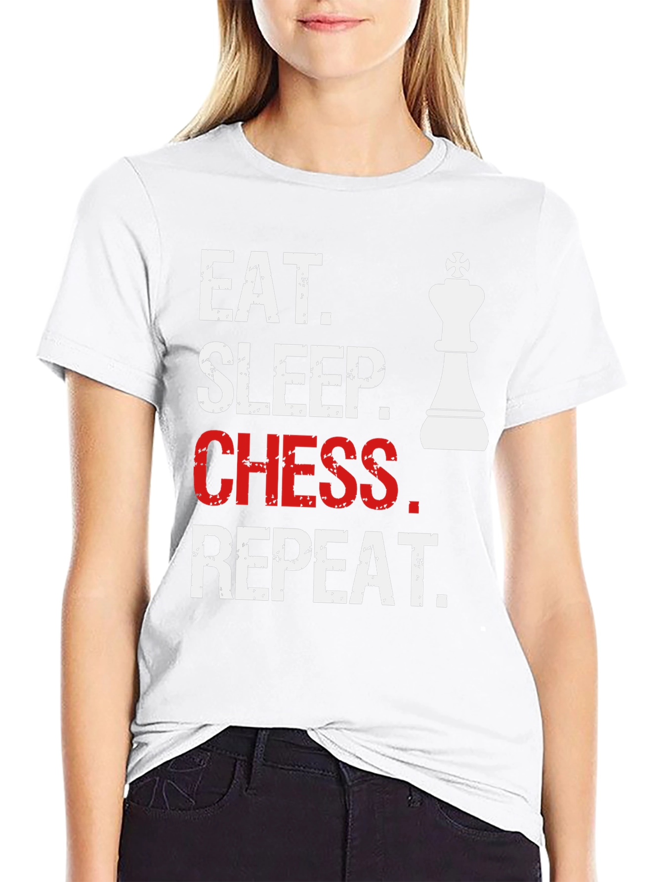 Eat Sleep Chess Repeat T-Shirt for Chess Lovers