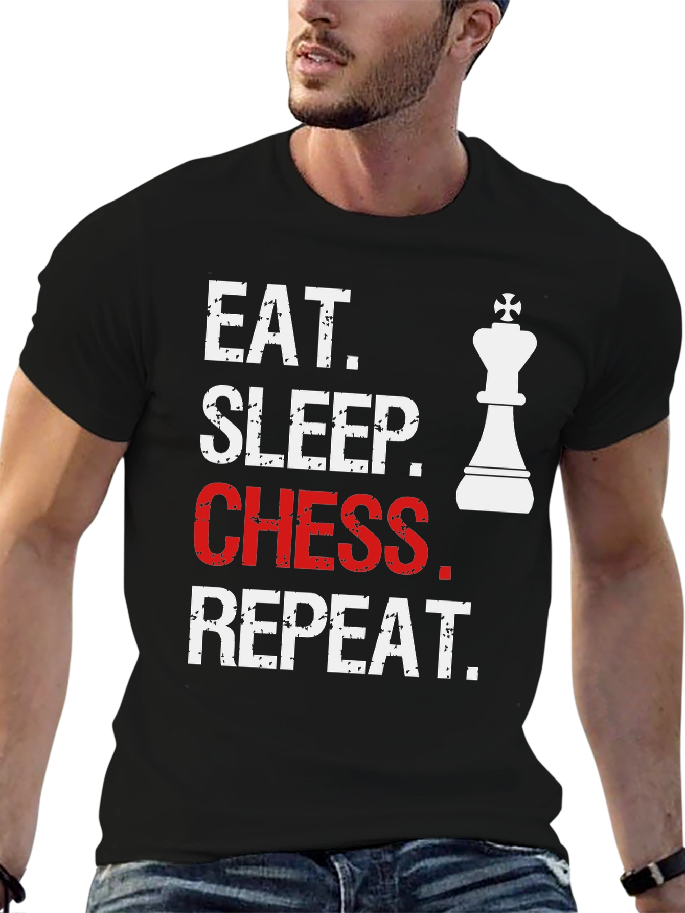 Eat Sleep Chess Repeat T-Shirt for Chess Lovers