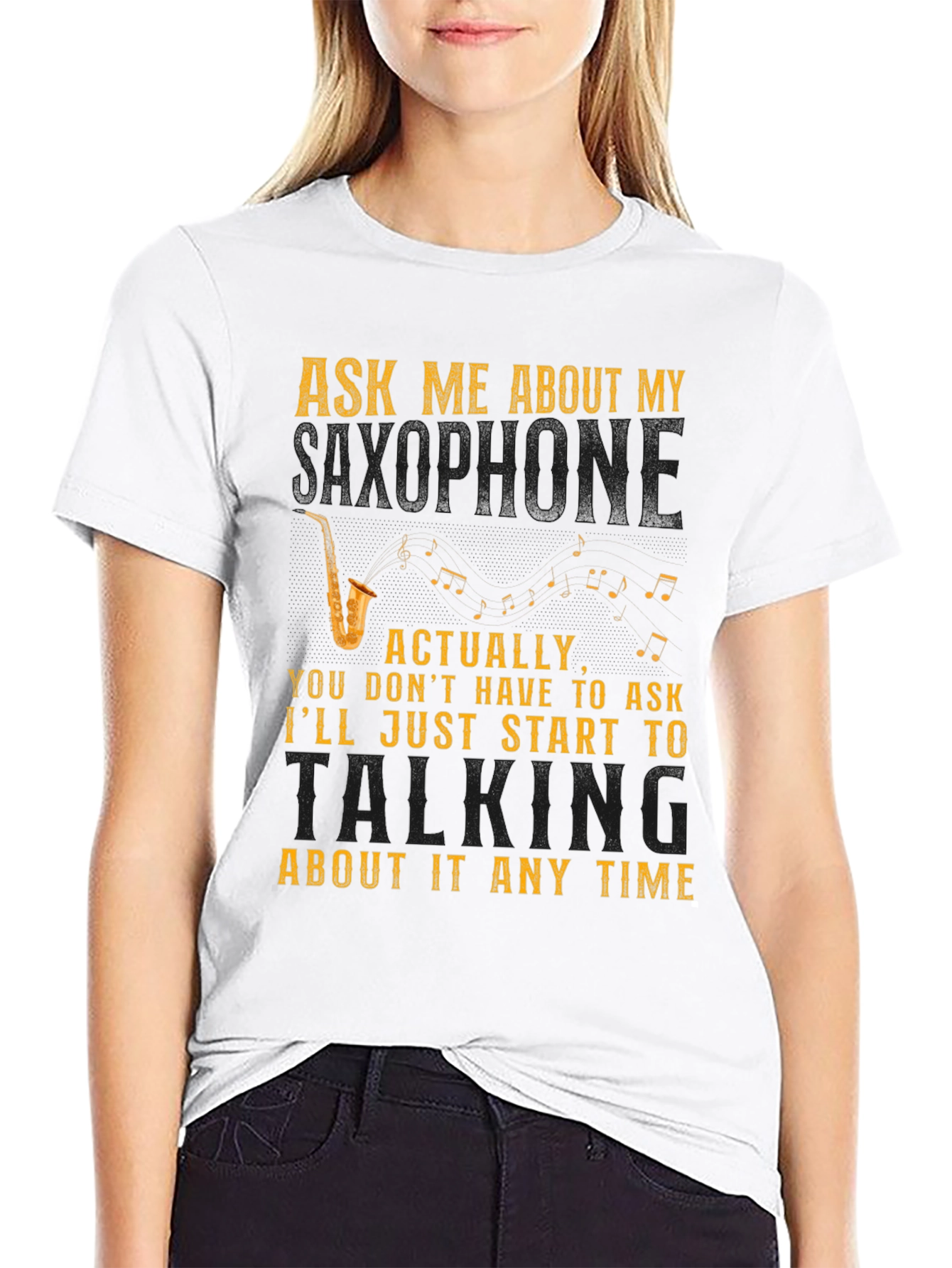 Ask Me About My Saxophone T-Shirt