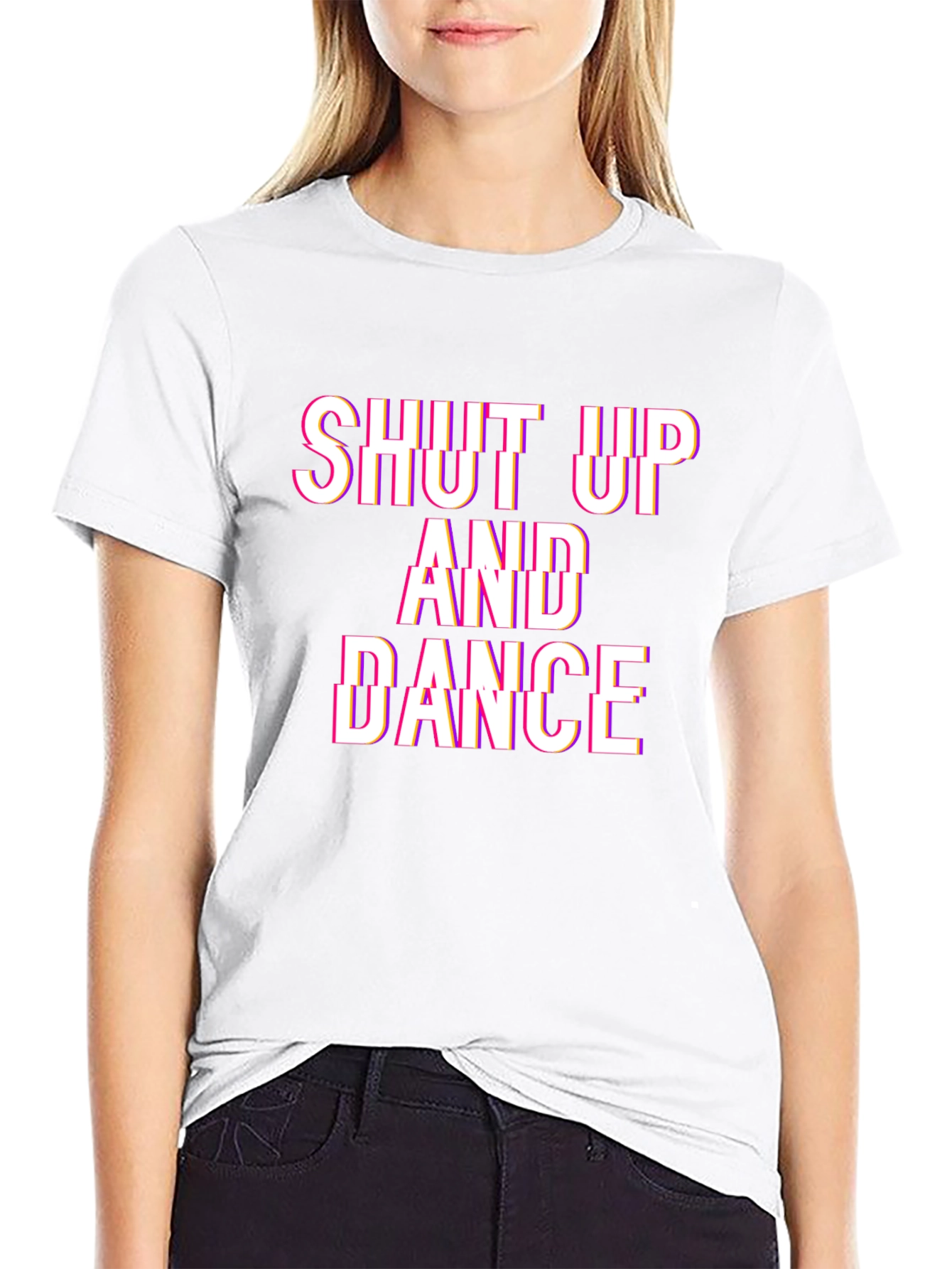 Shut Up And Dance T-Shirt - Trendy Graphic Tee