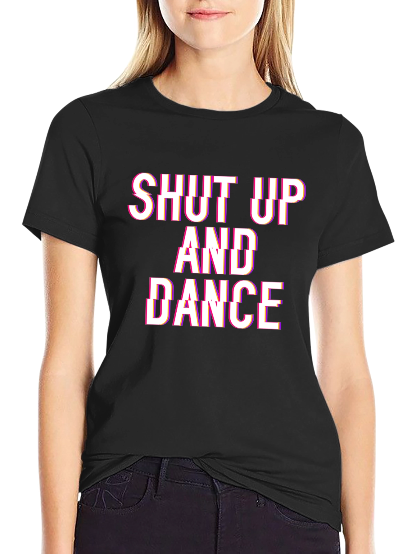 Shut Up And Dance T-Shirt - Trendy Graphic Tee