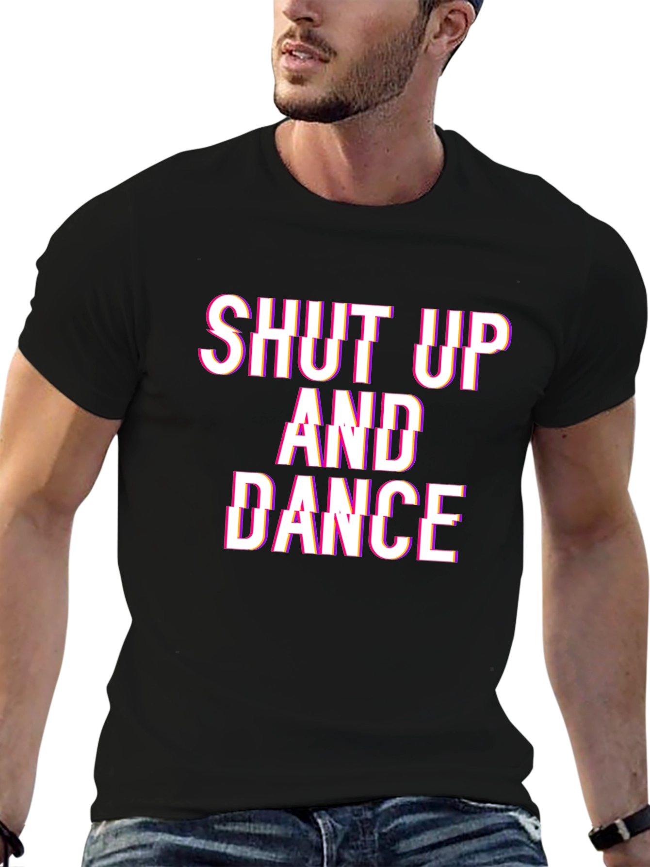 Shut Up And Dance T-Shirt - Trendy Graphic Tee