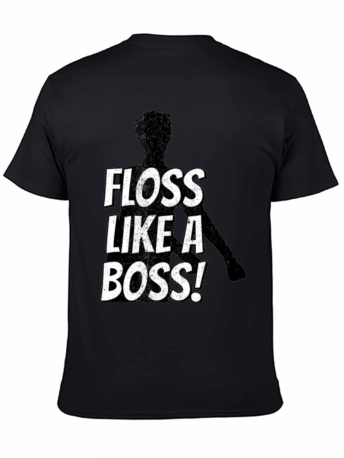 Floss Like A Boss Black T-Shirt