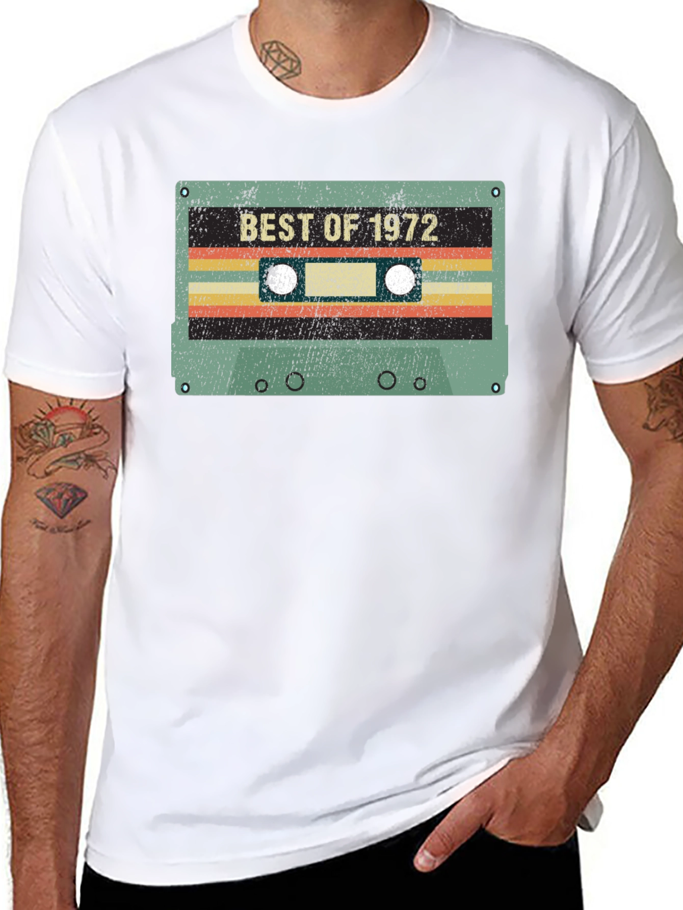 Best of 1972 Cassette Tape Graphic Tee