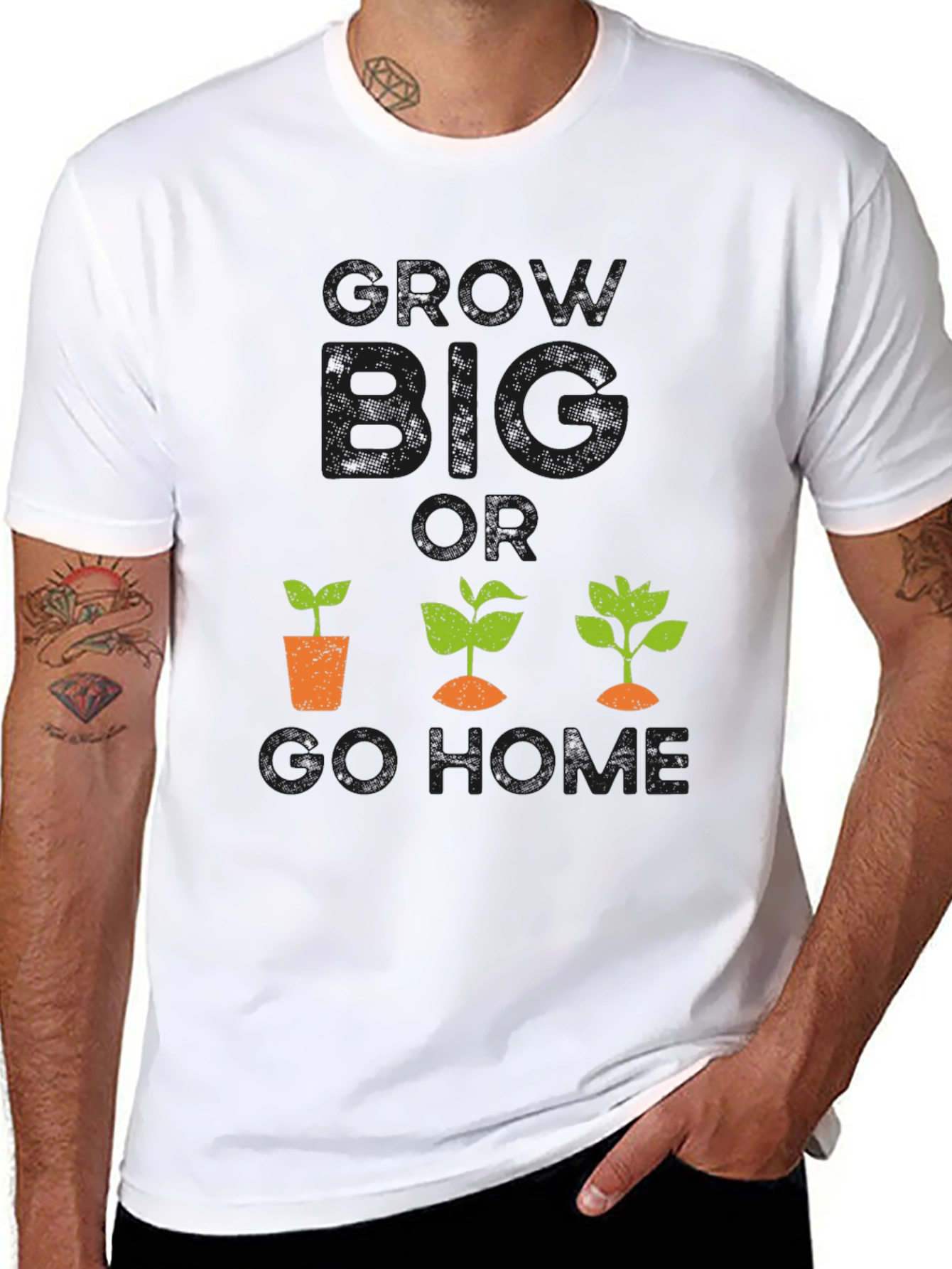 Grow Big or Go Home Graphic Tee