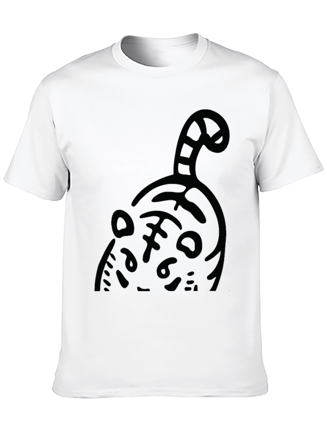 Cool Cat Graphic Tee - Black