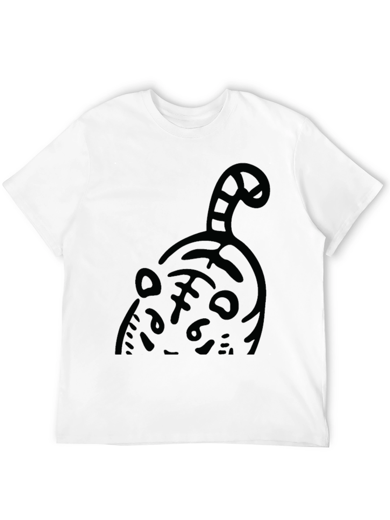 Cool Cat Graphic Tee - Black