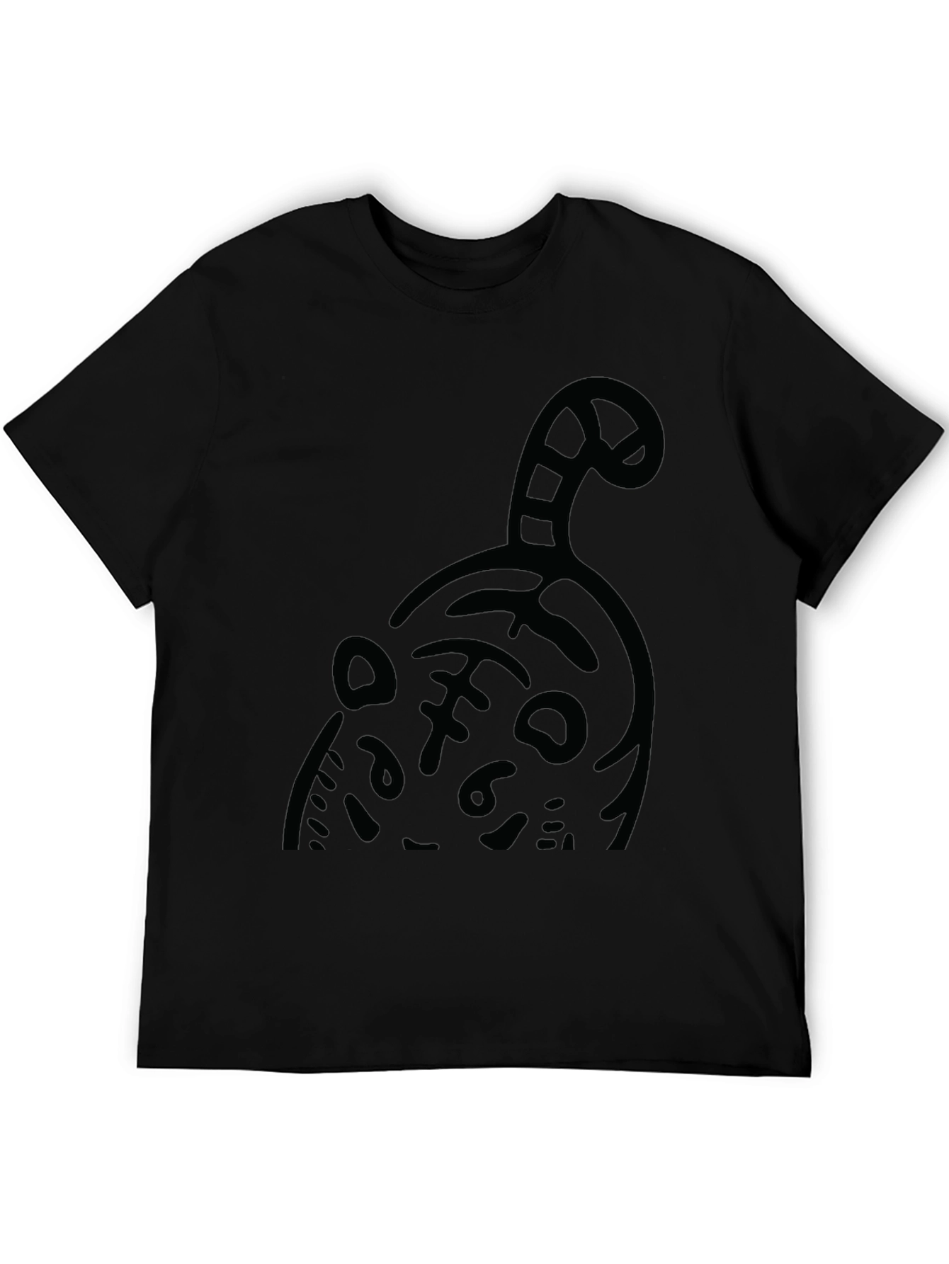 Cool Cat Graphic Tee - Black