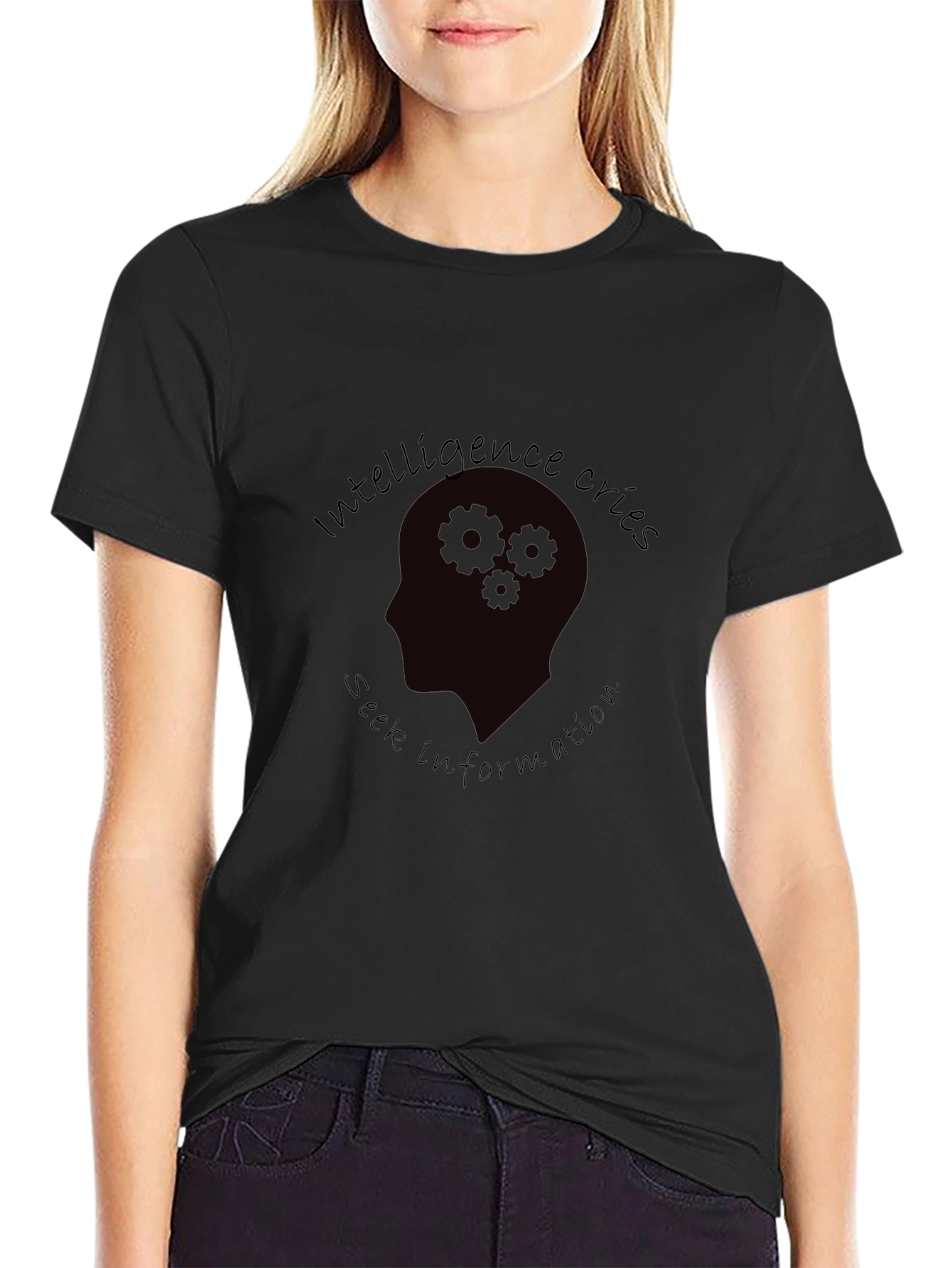 Intelligence Cries Seek Information T-Shirt