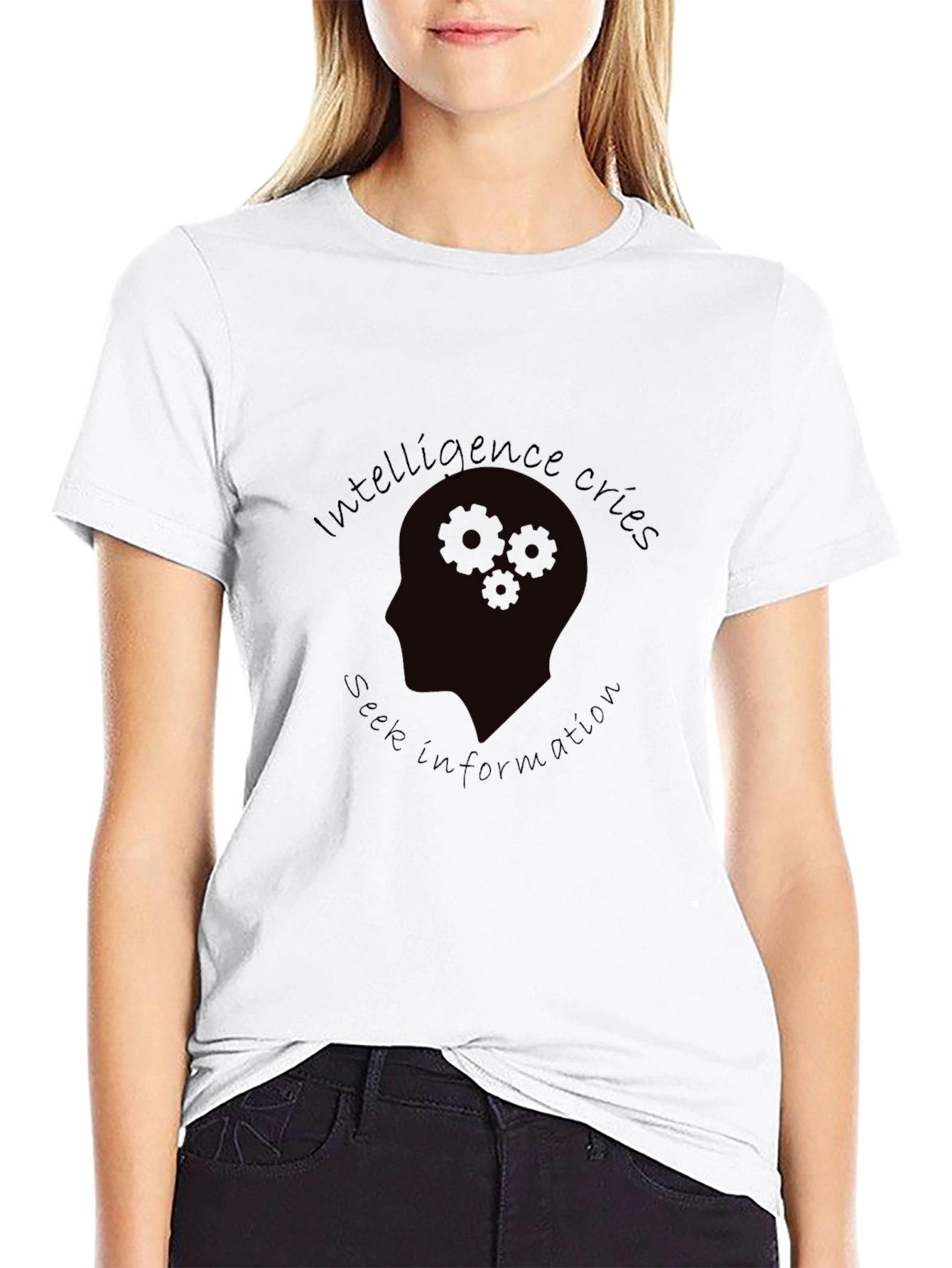 Intelligence Cries Seek Information T-Shirt