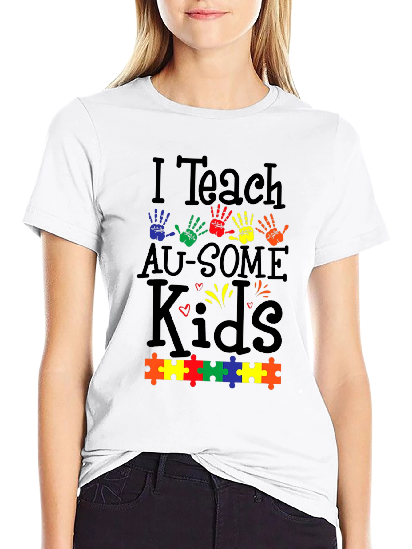 I Teach Au-Some Kids Autism Awareness T-Shirt