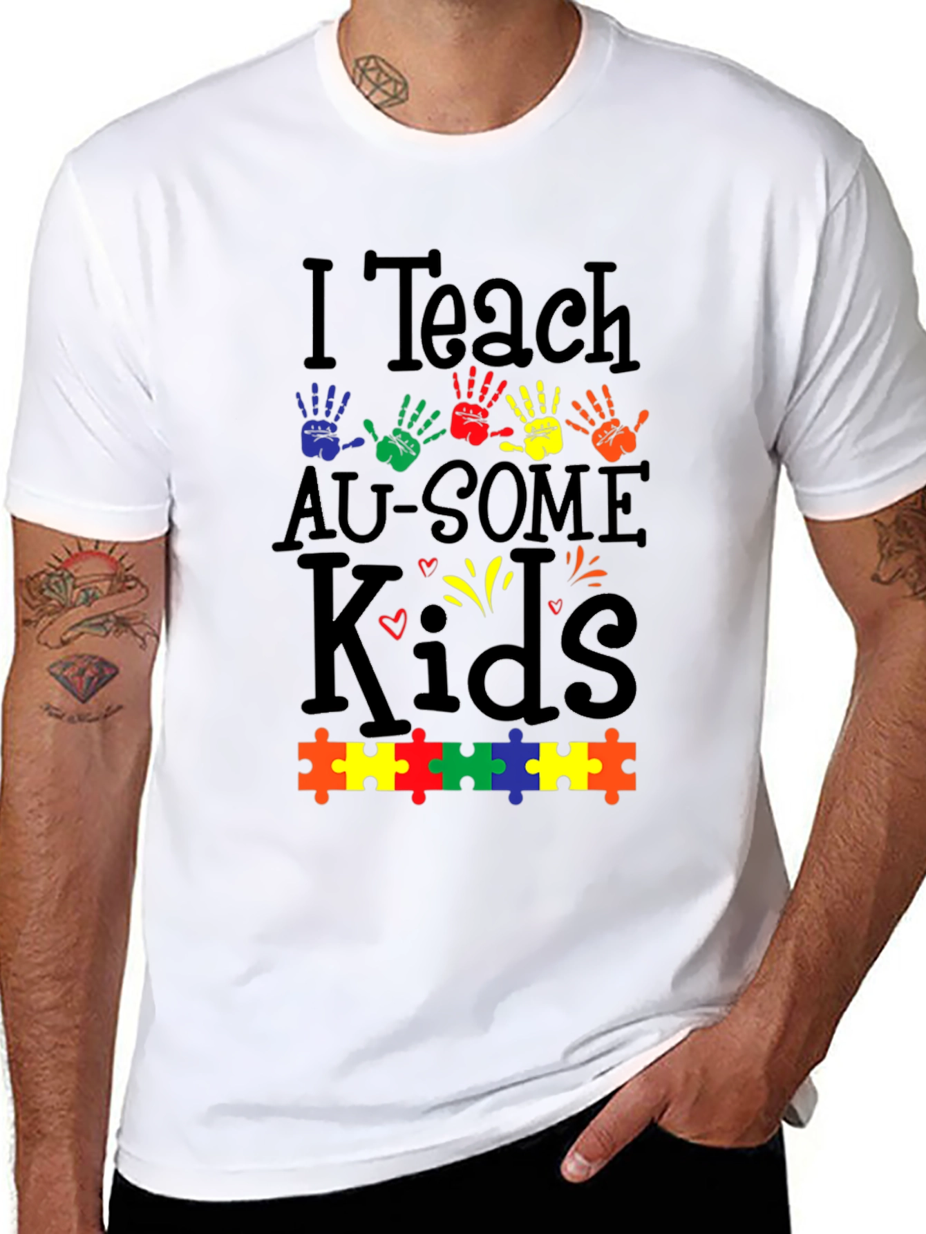 I Teach Au-Some Kids Autism Awareness T-Shirt