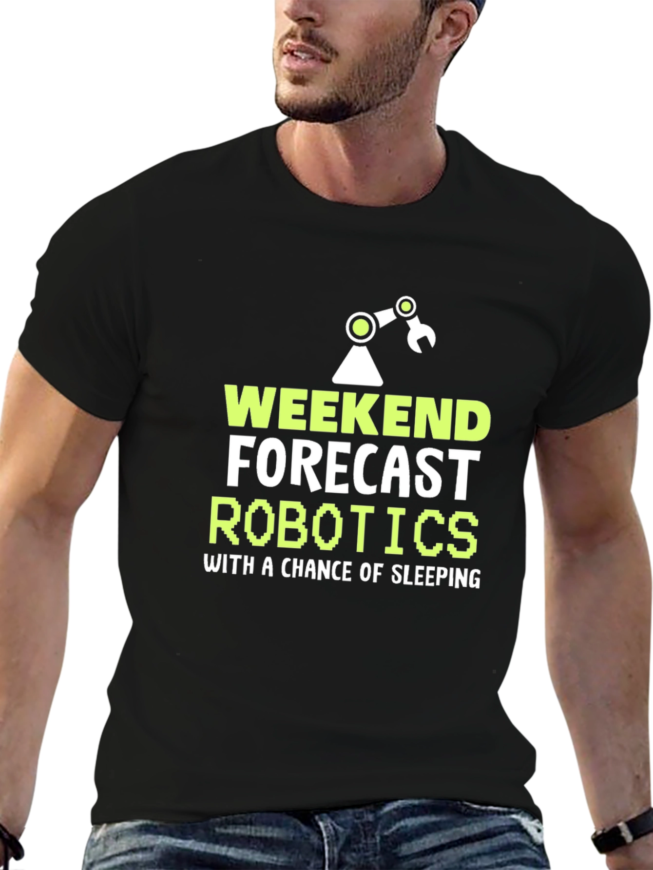 Weekend Robotics Forecast Graphic Tee