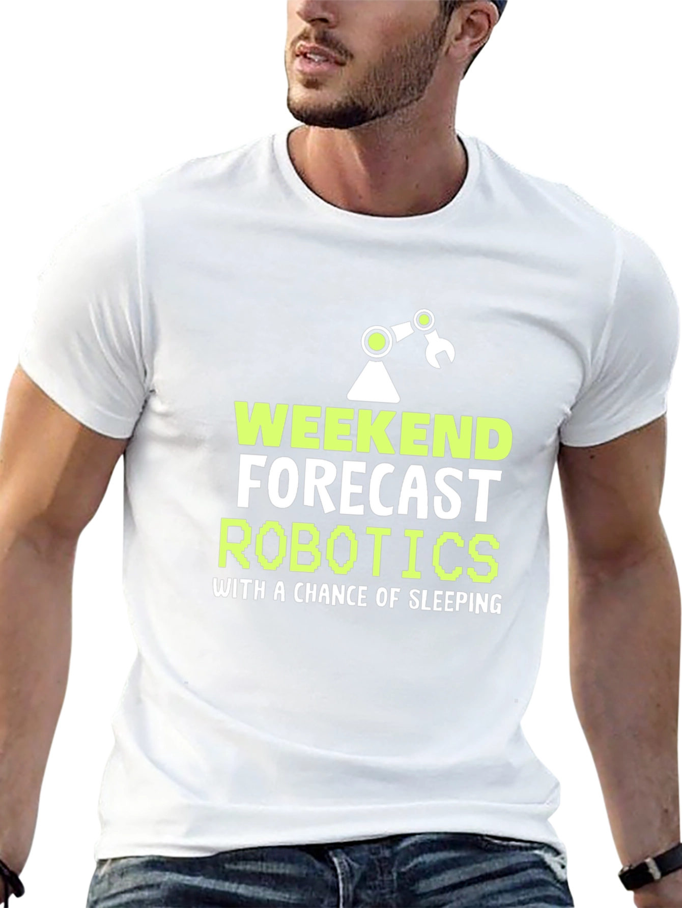 Weekend Robotics Forecast Graphic Tee