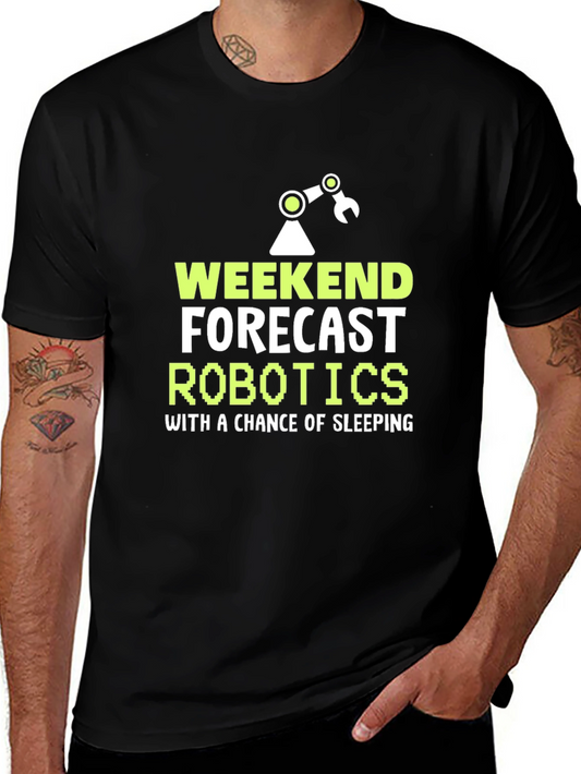 Weekend Robotics Forecast Graphic Tee