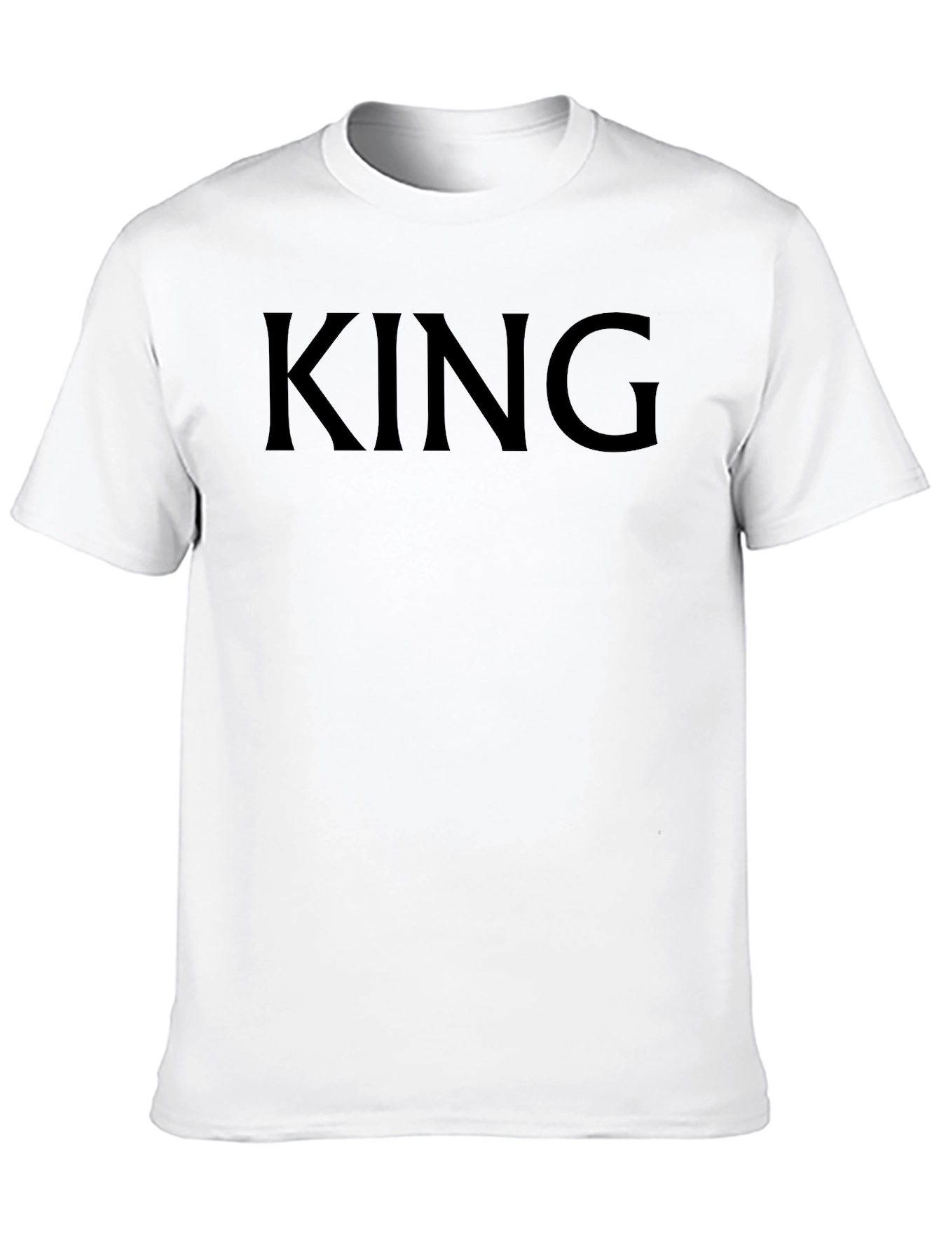 Mens King Black T-Shirt