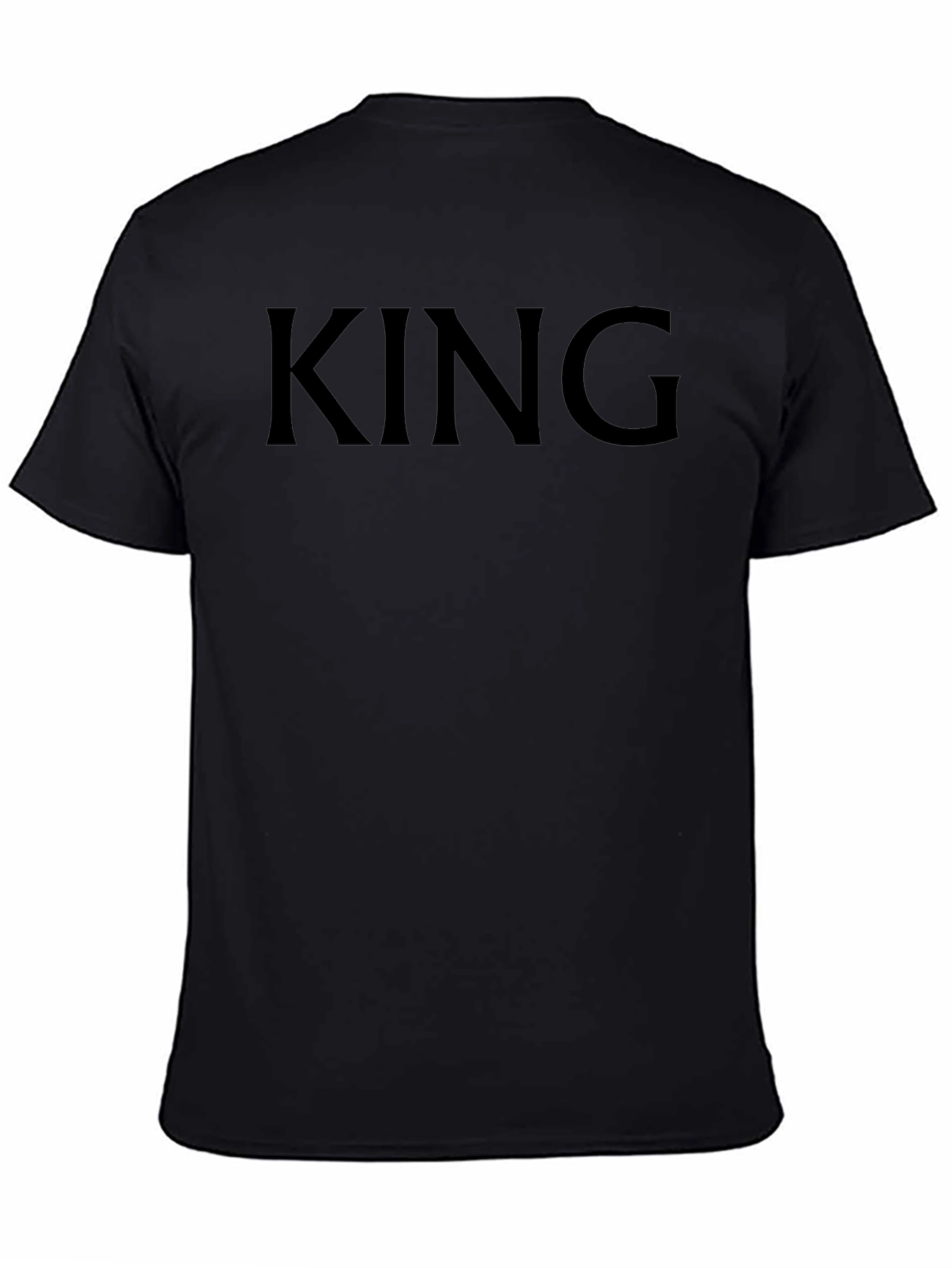 Mens King Black T-Shirt