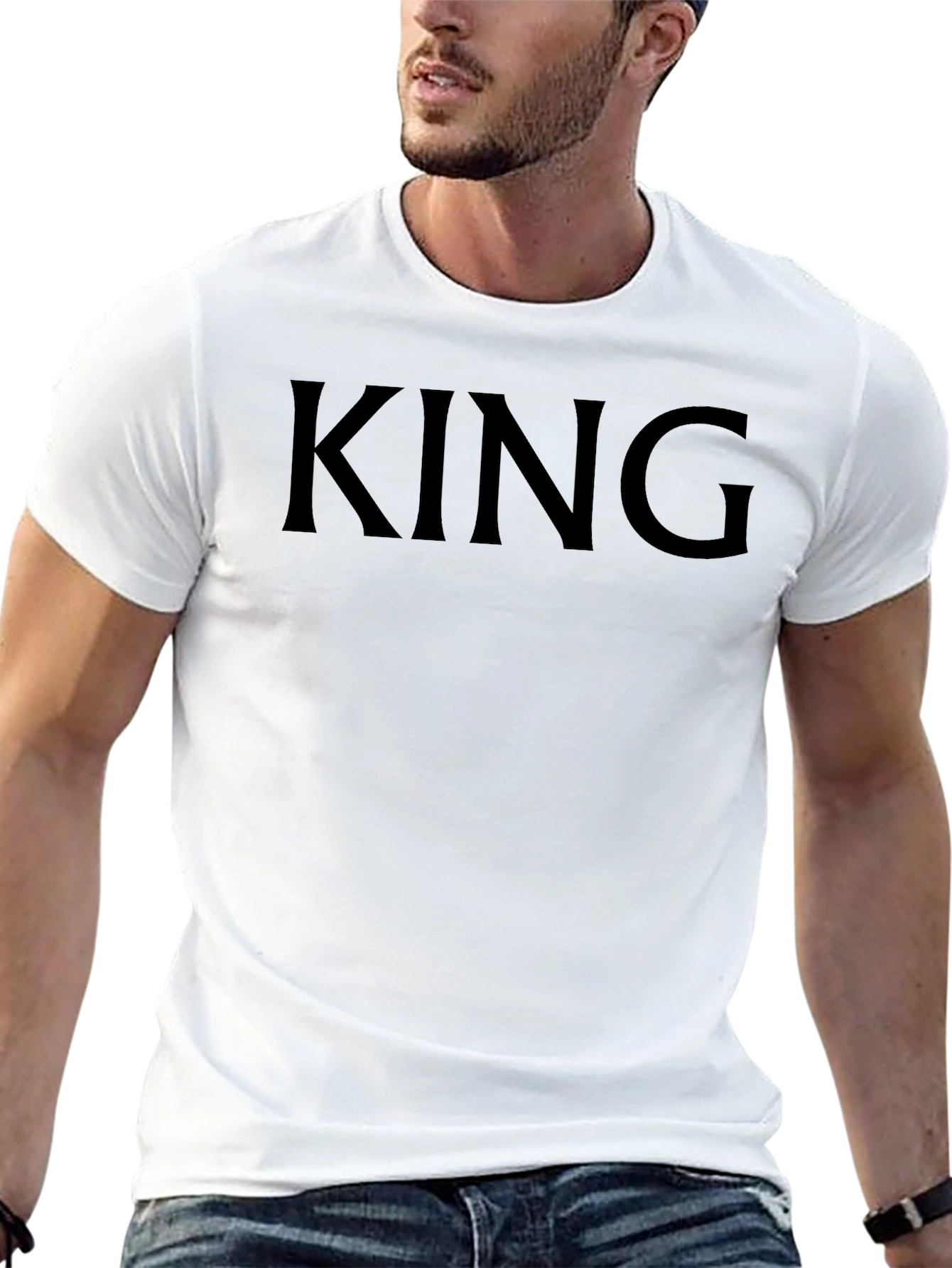 Mens King Black T-Shirt
