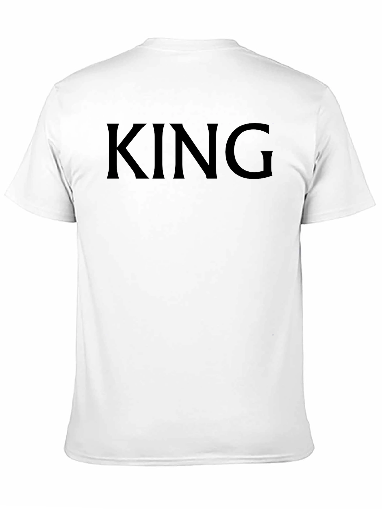 Mens King Black T-Shirt