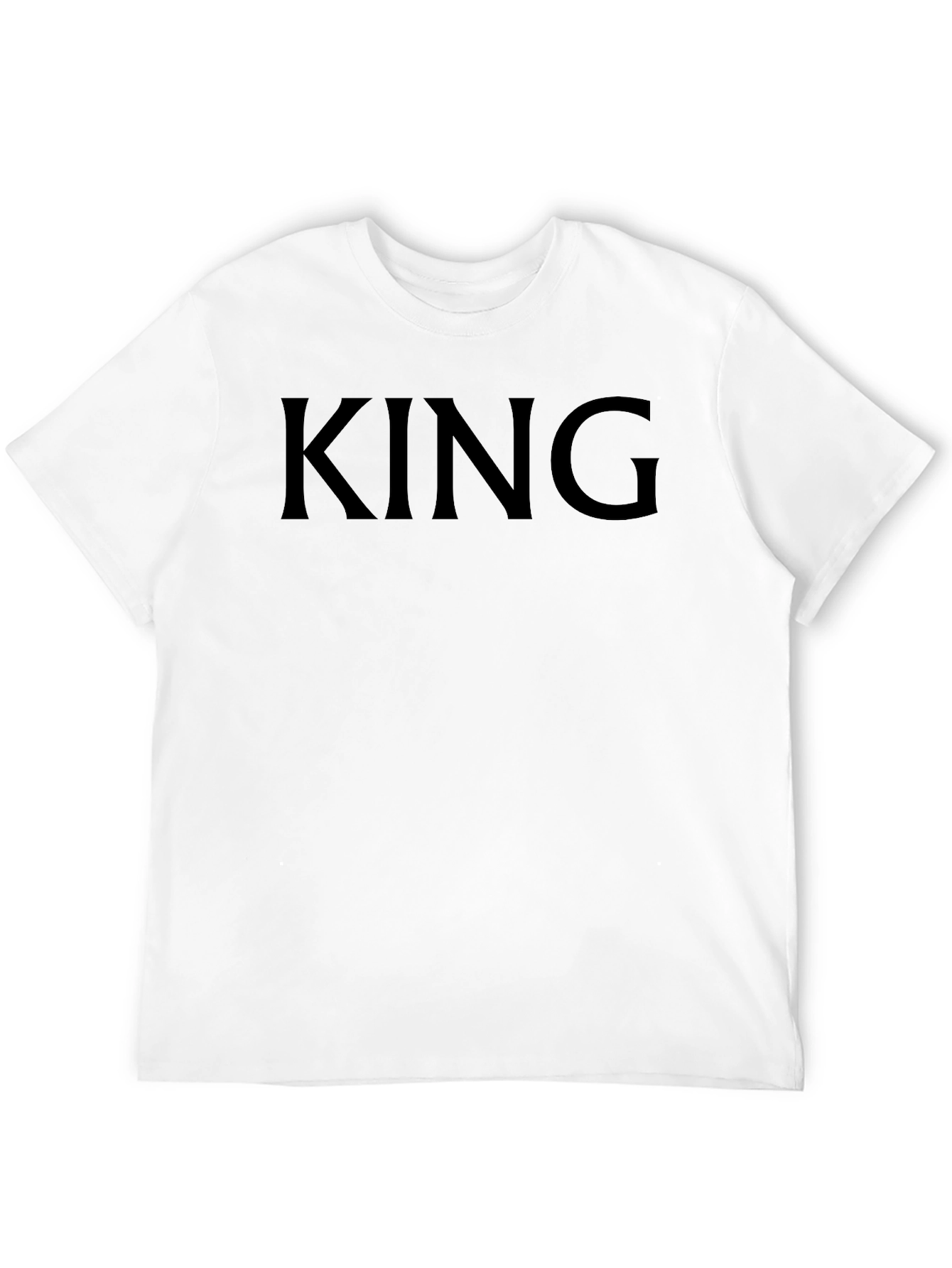 Mens King Black T-Shirt
