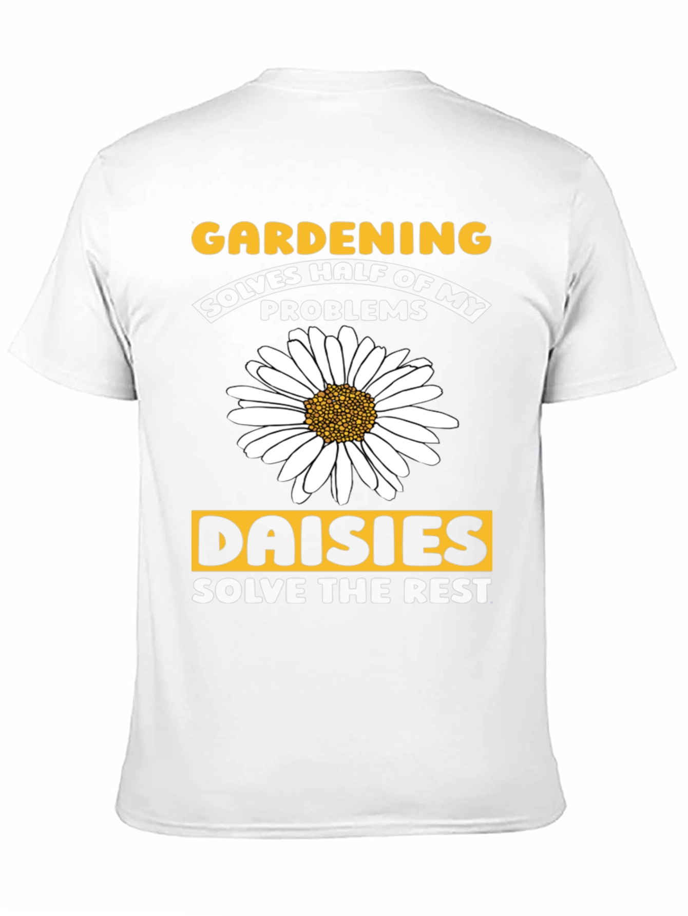 Gardening & Daisies Graphic T-Shirt