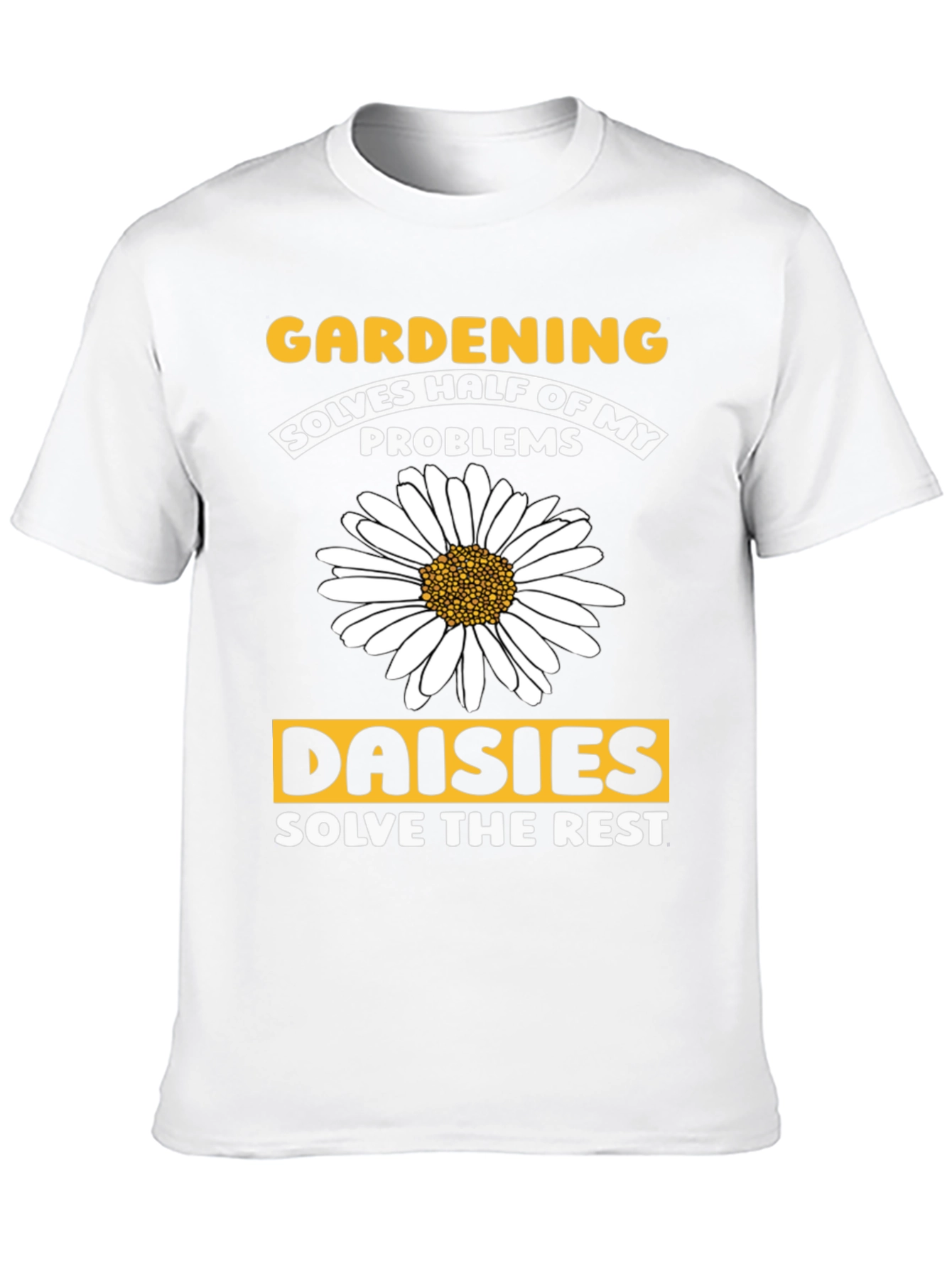 Gardening & Daisies Graphic T-Shirt