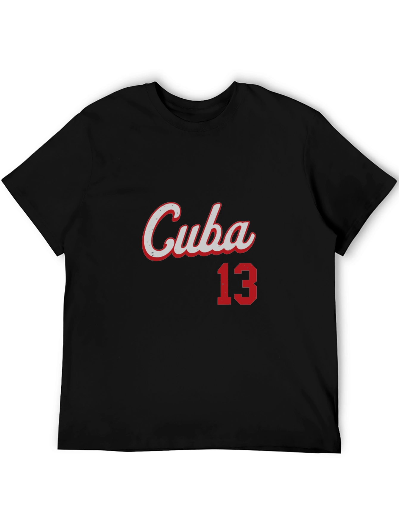 Cuba 13 Graphic T-Shirt - Mens Black Tee