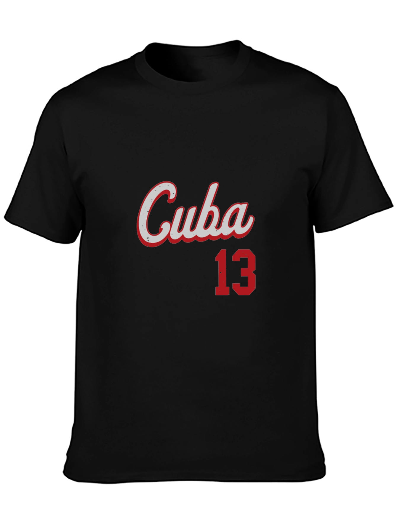 Cuba 13 Graphic T-Shirt - Mens Black Tee