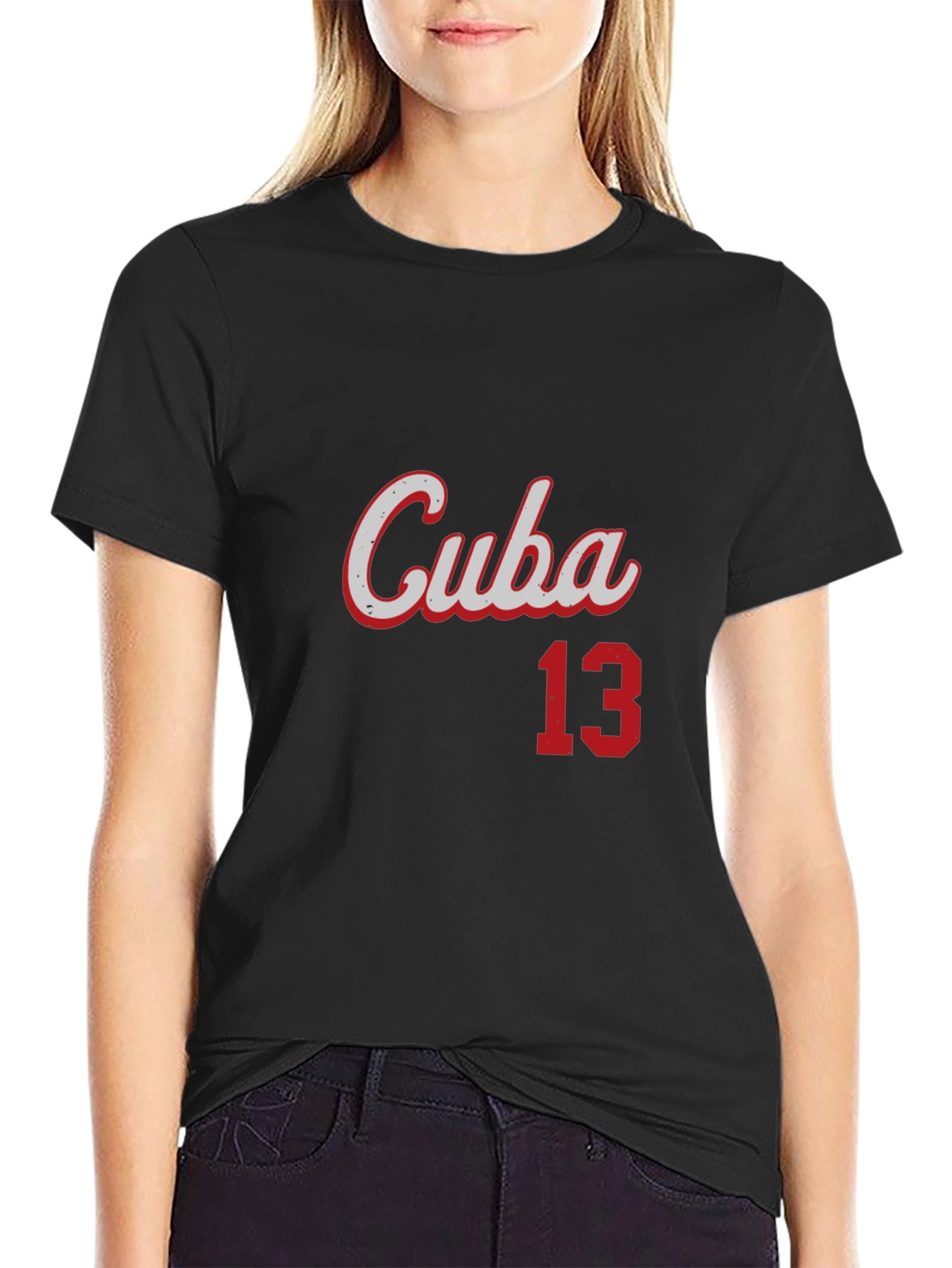 Cuba 13 Graphic T-Shirt - Mens Black Tee