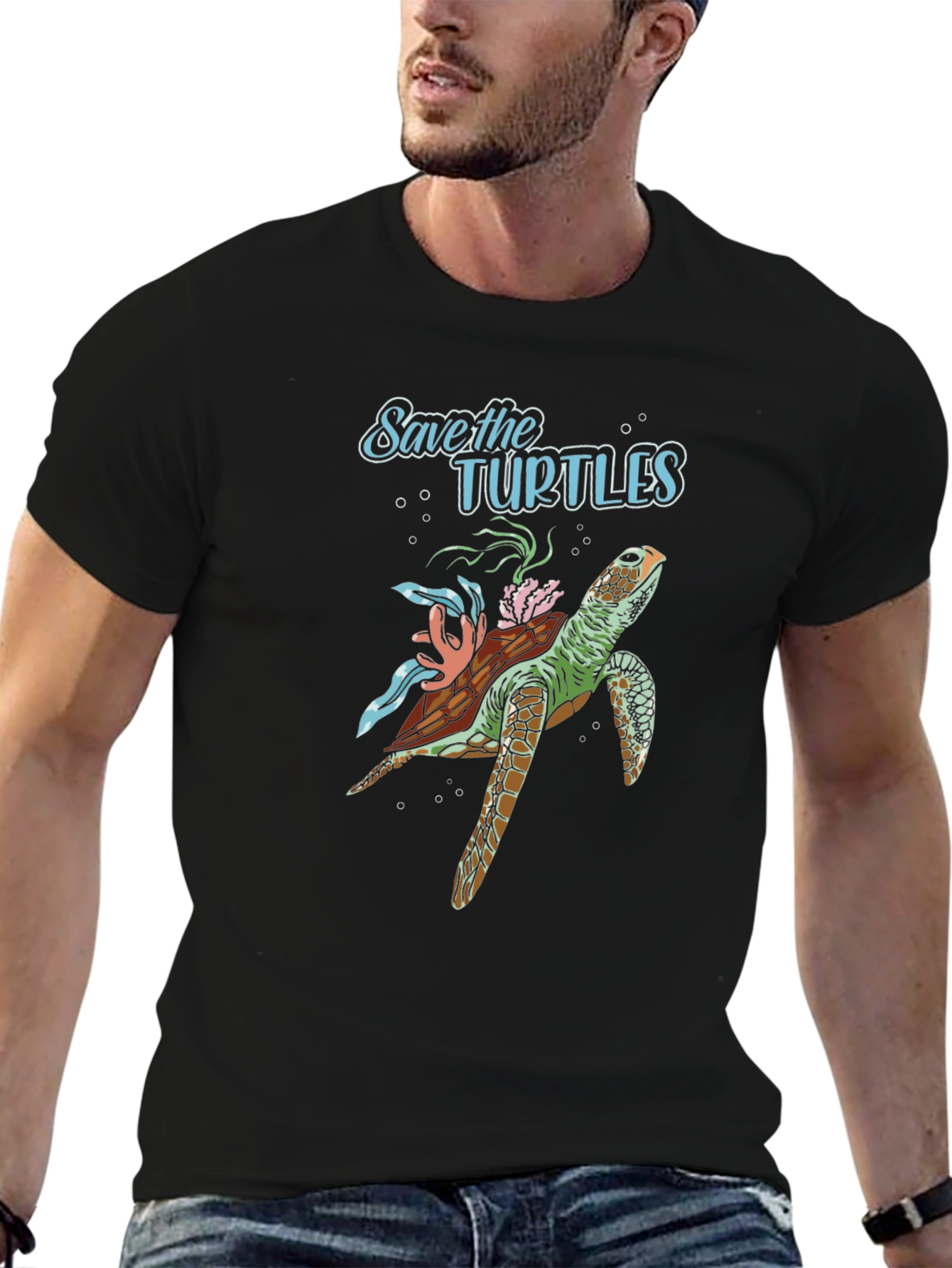 Save the Turtles Graphic Tee