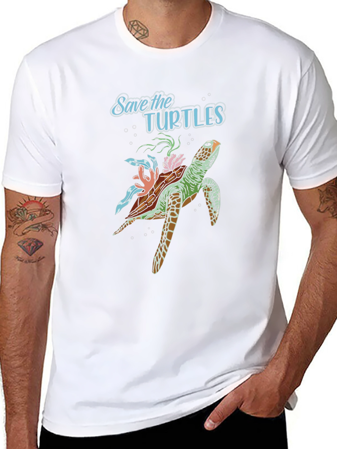 Save the Turtles Graphic Tee