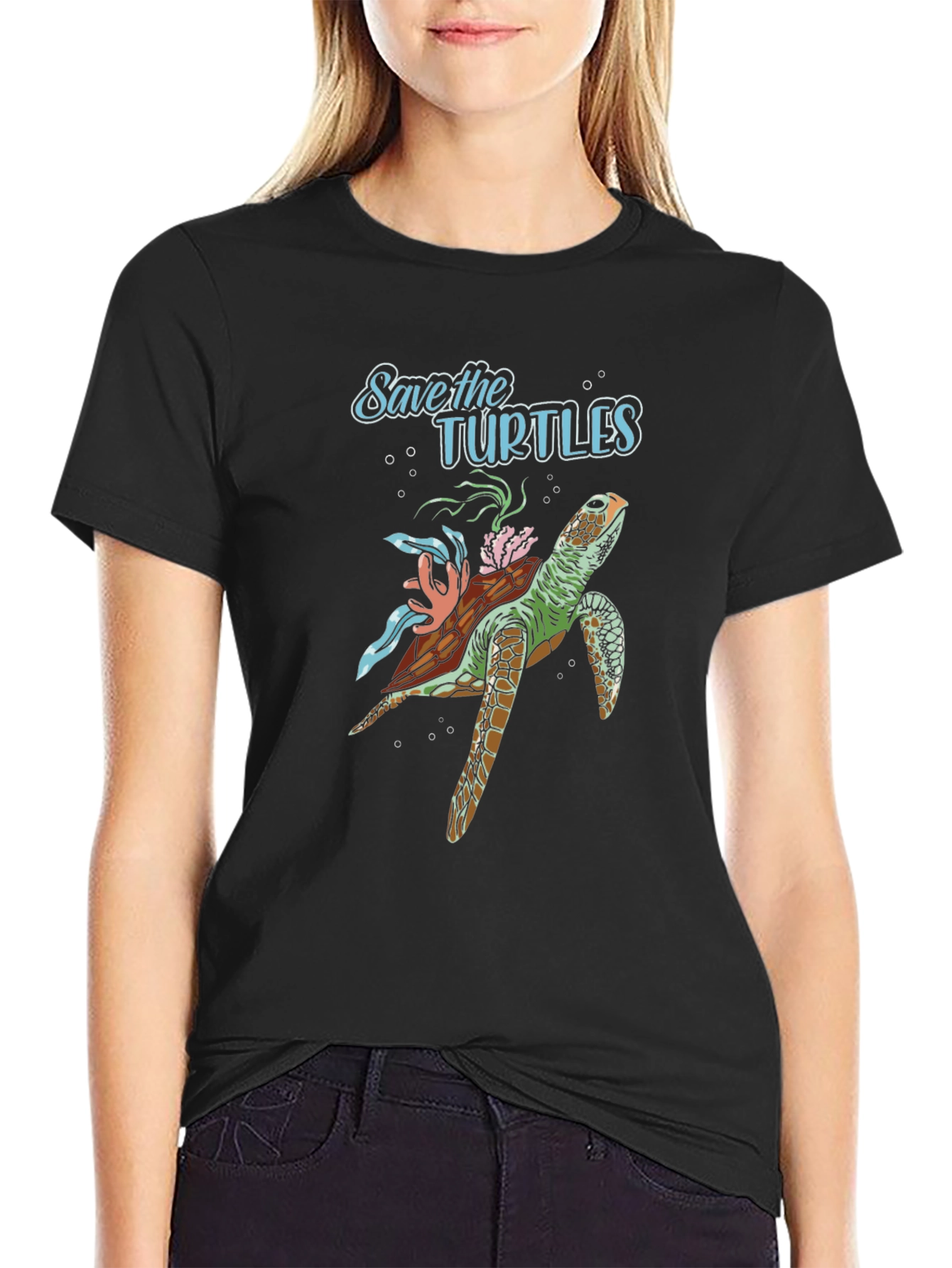 Save the Turtles Graphic Tee