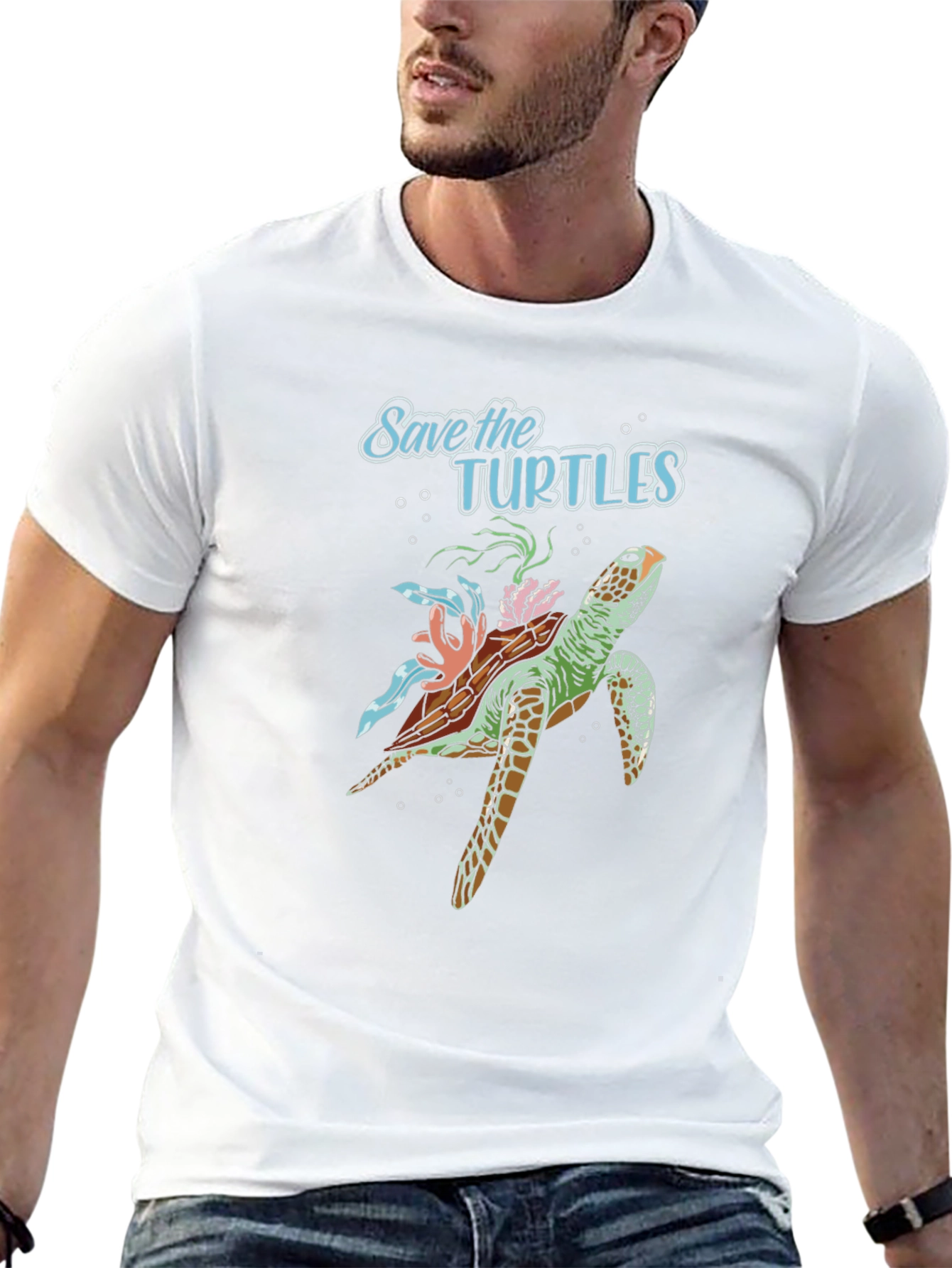 Save the Turtles Graphic Tee