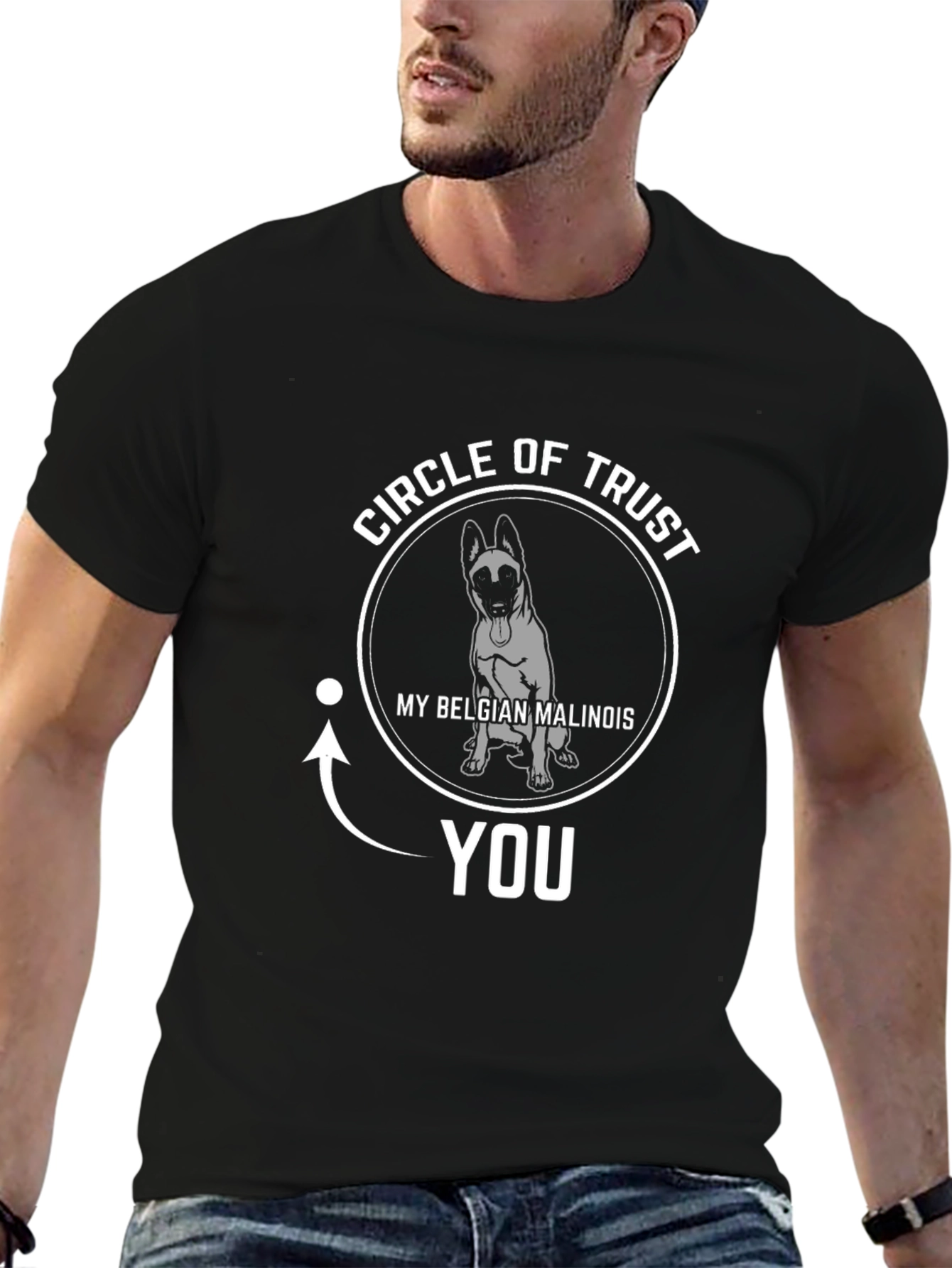 Belgian Malinois Circle of Trust Graphic Tee