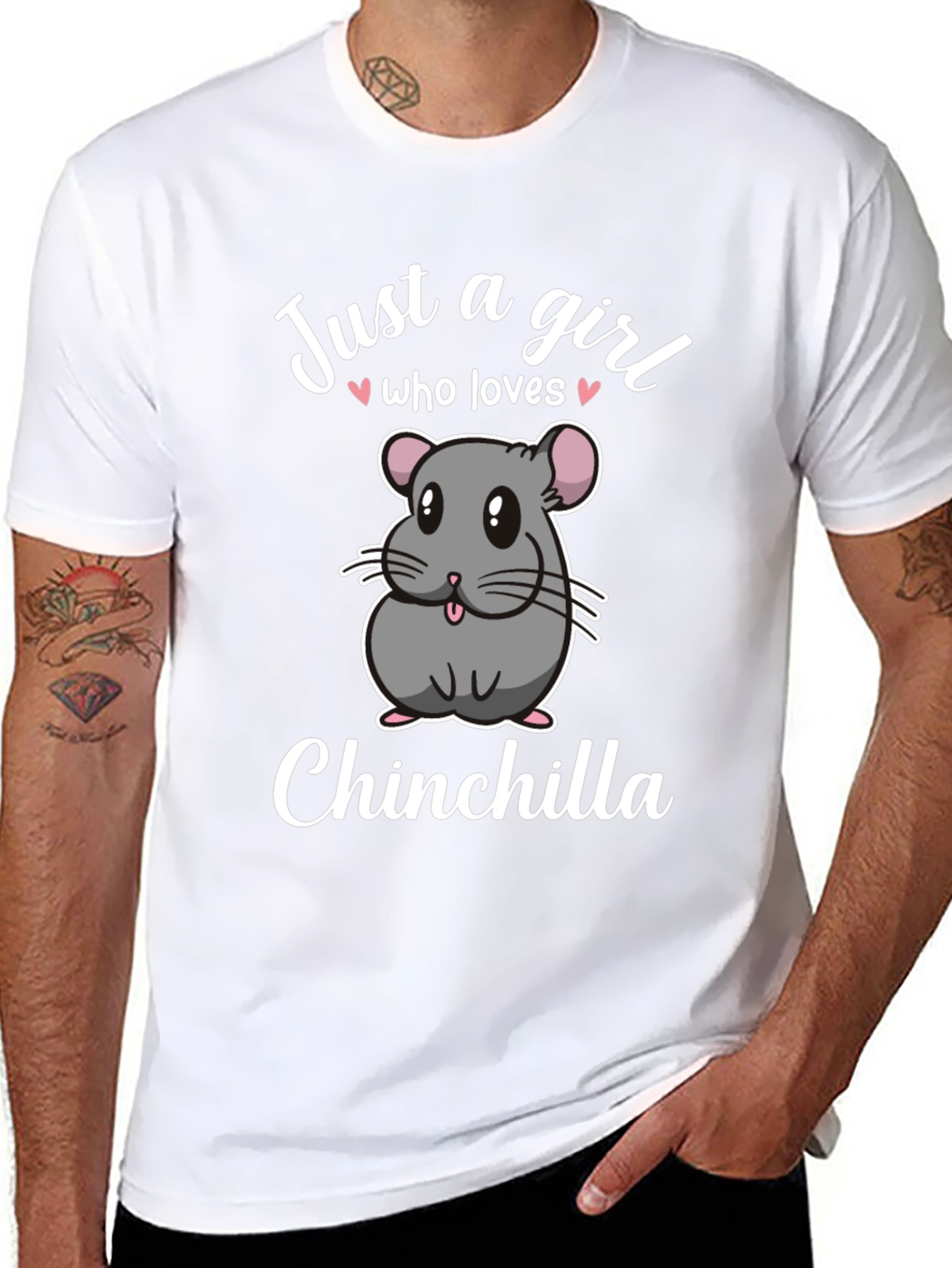 Just a Girl Who Loves Chinchillas T-Shirt