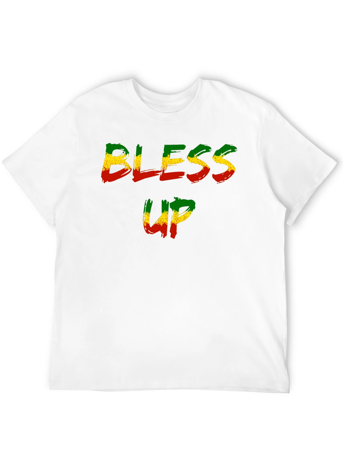 Bless Up Rasta Style Black T-Shirt