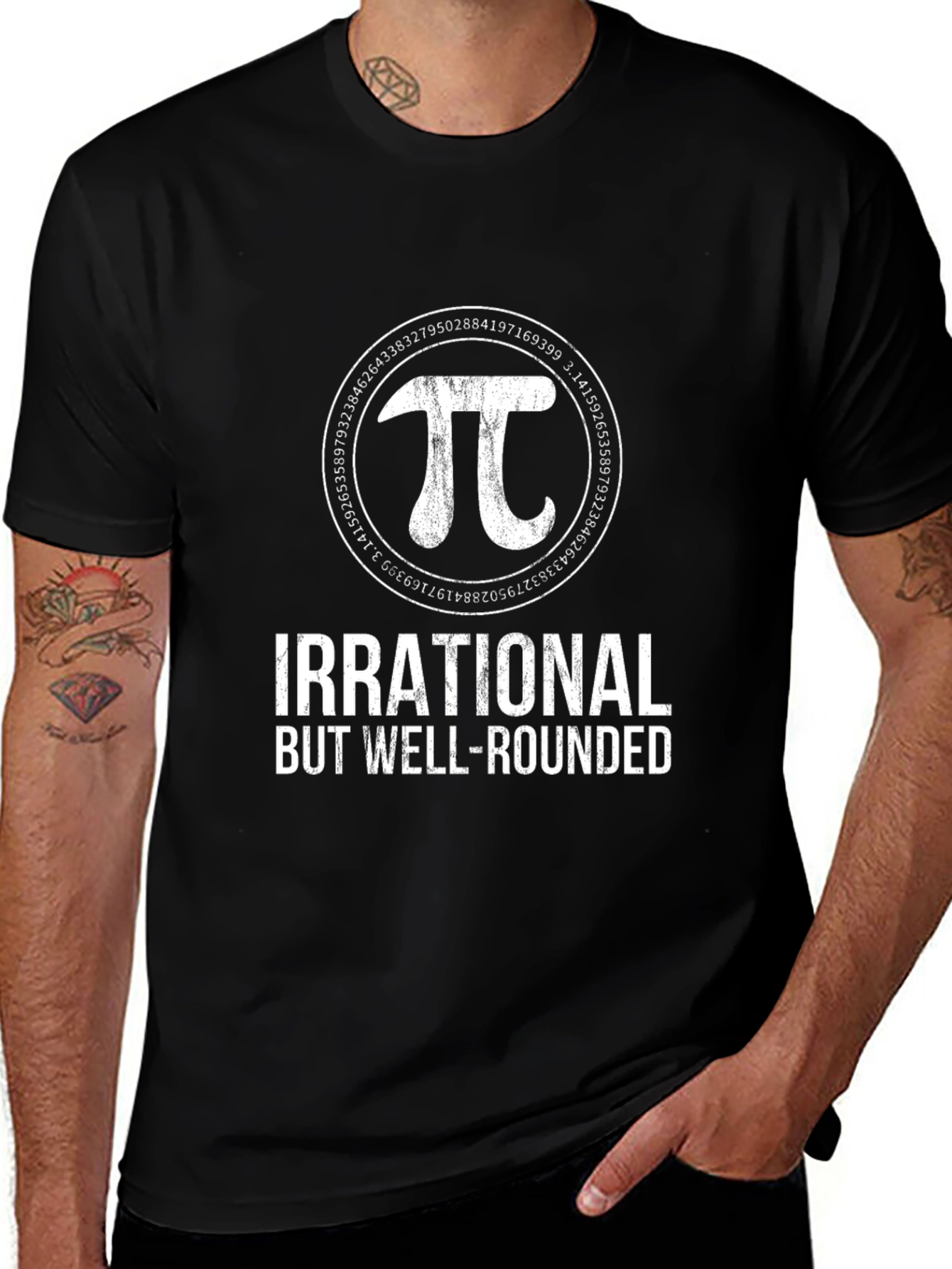 Irrational But Well-Rounded Pi T-Shirt
