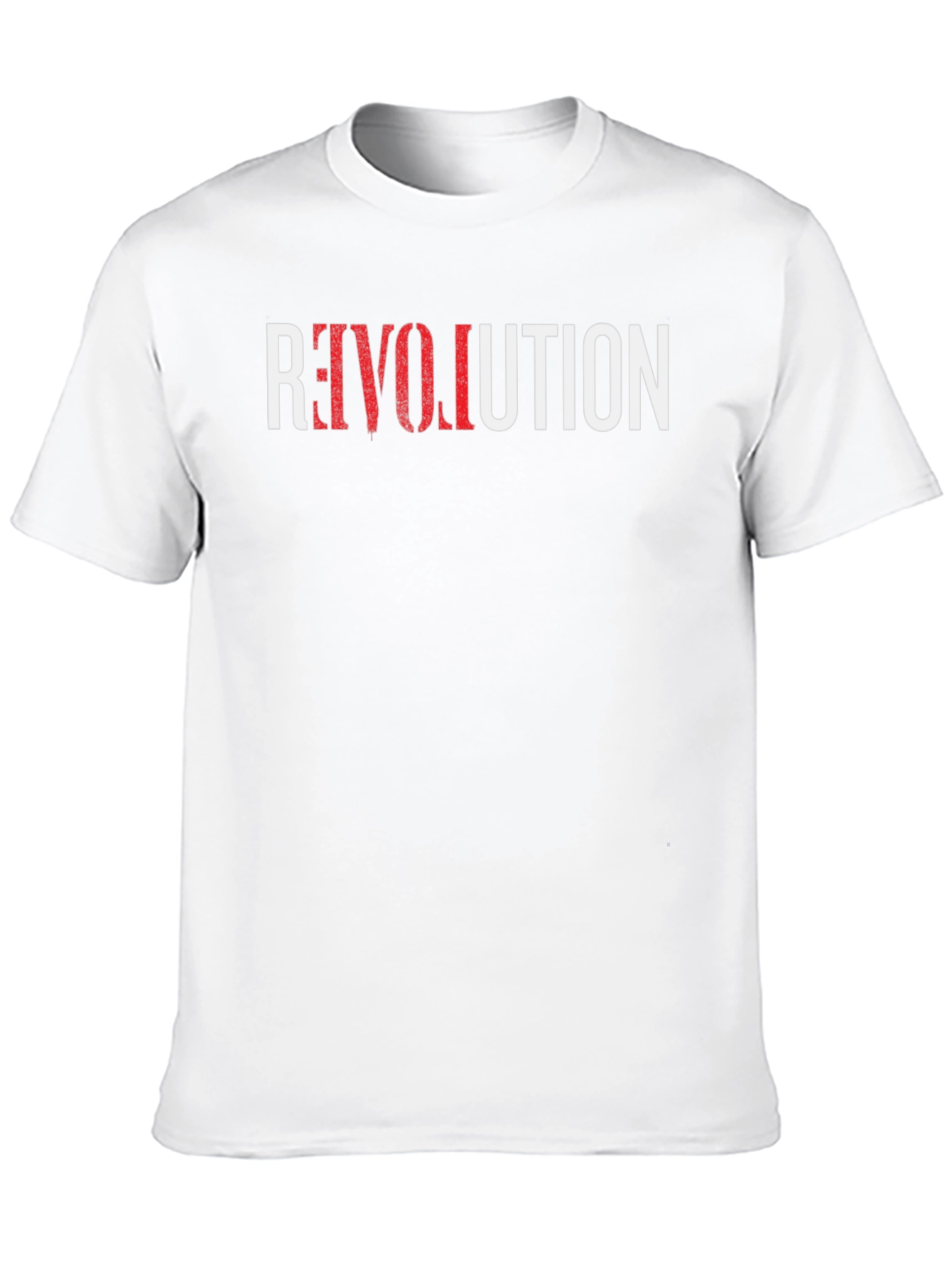 Revolution Graphic Tee - Cool Black Cotton T-Shirt