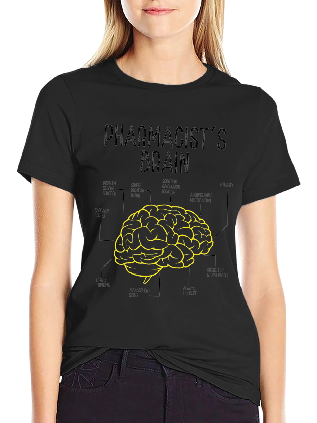 Pharmacists Brain T-Shirt Funny Gift