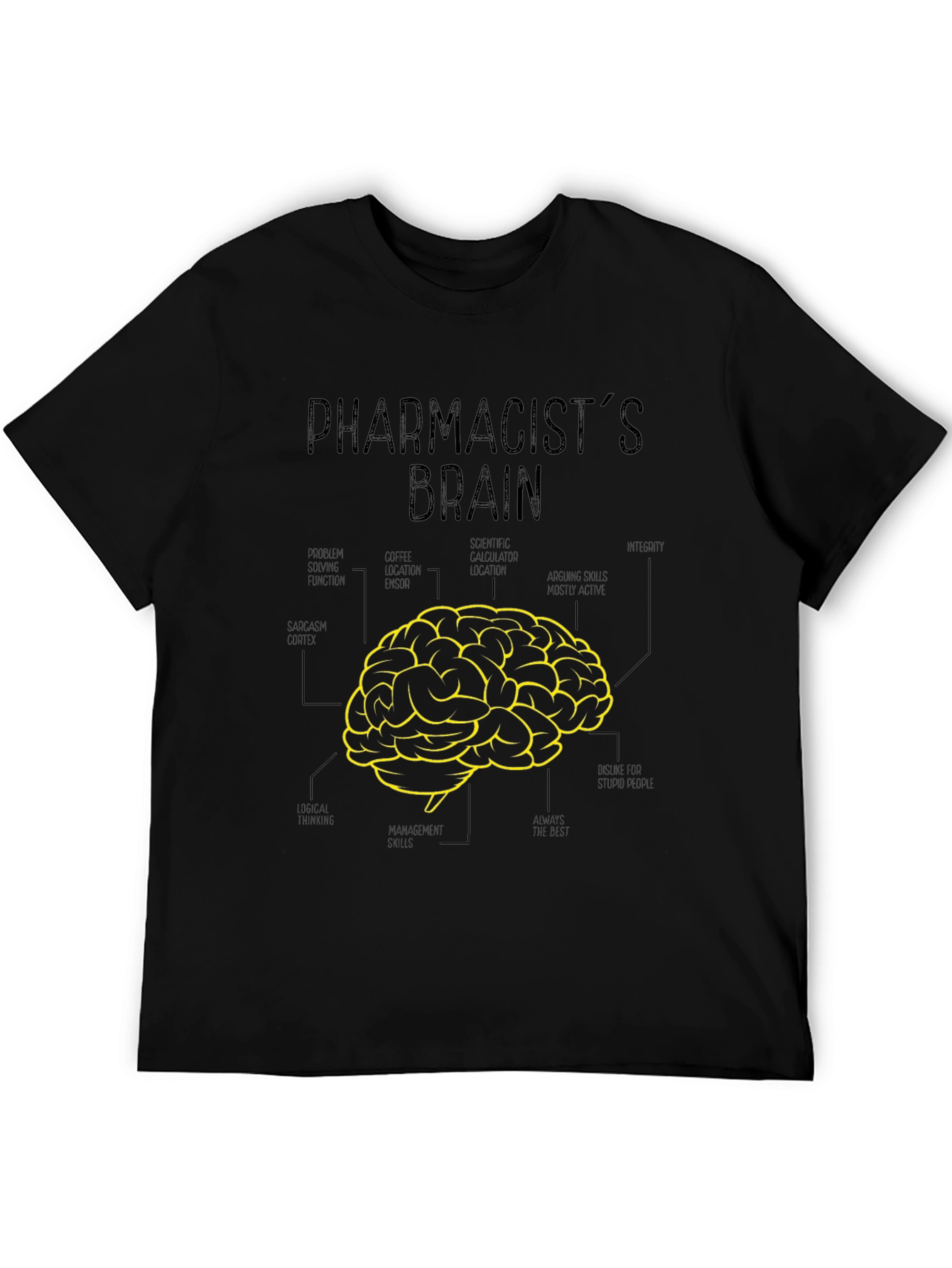 Pharmacists Brain T-Shirt Funny Gift