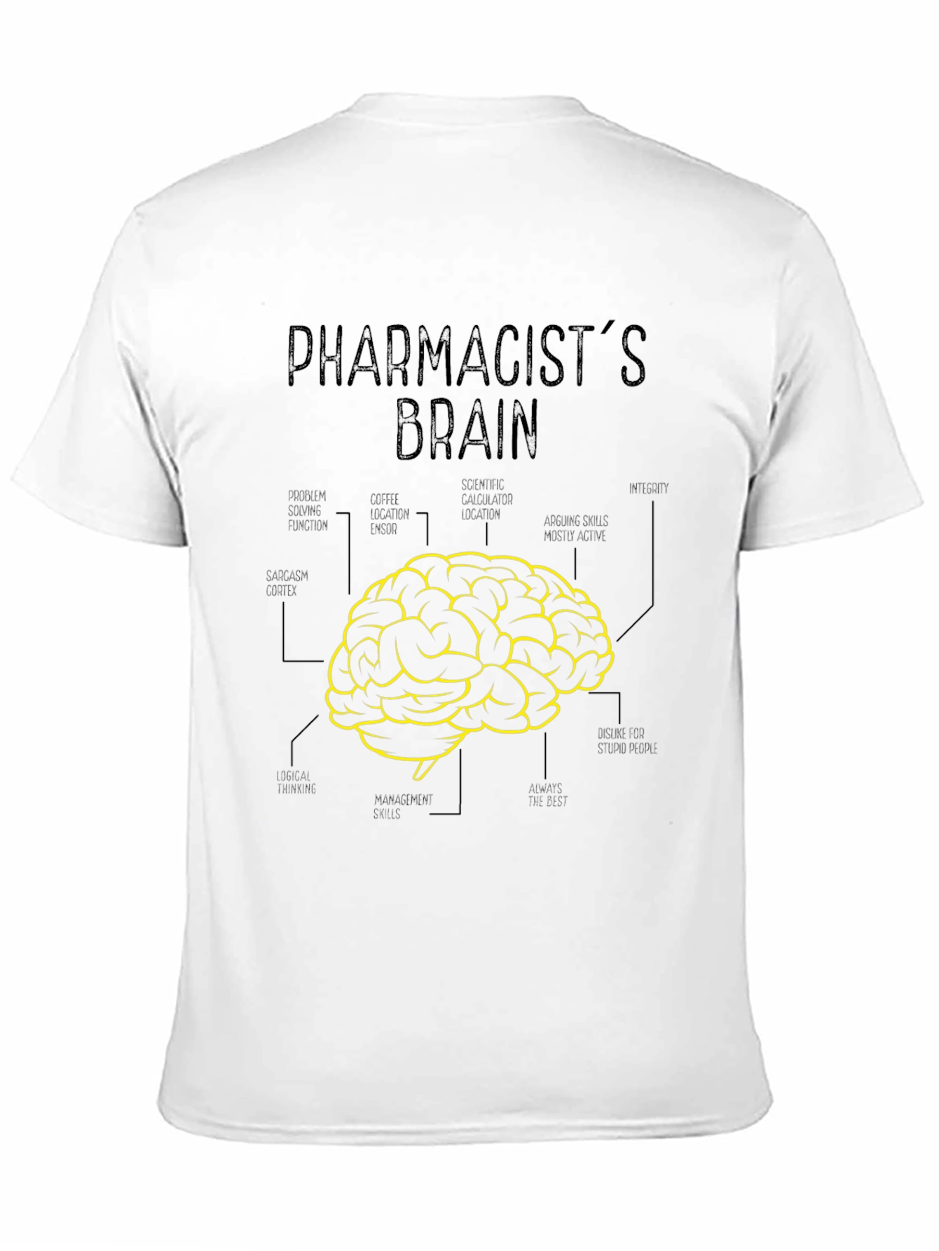 Pharmacists Brain T-Shirt Funny Gift