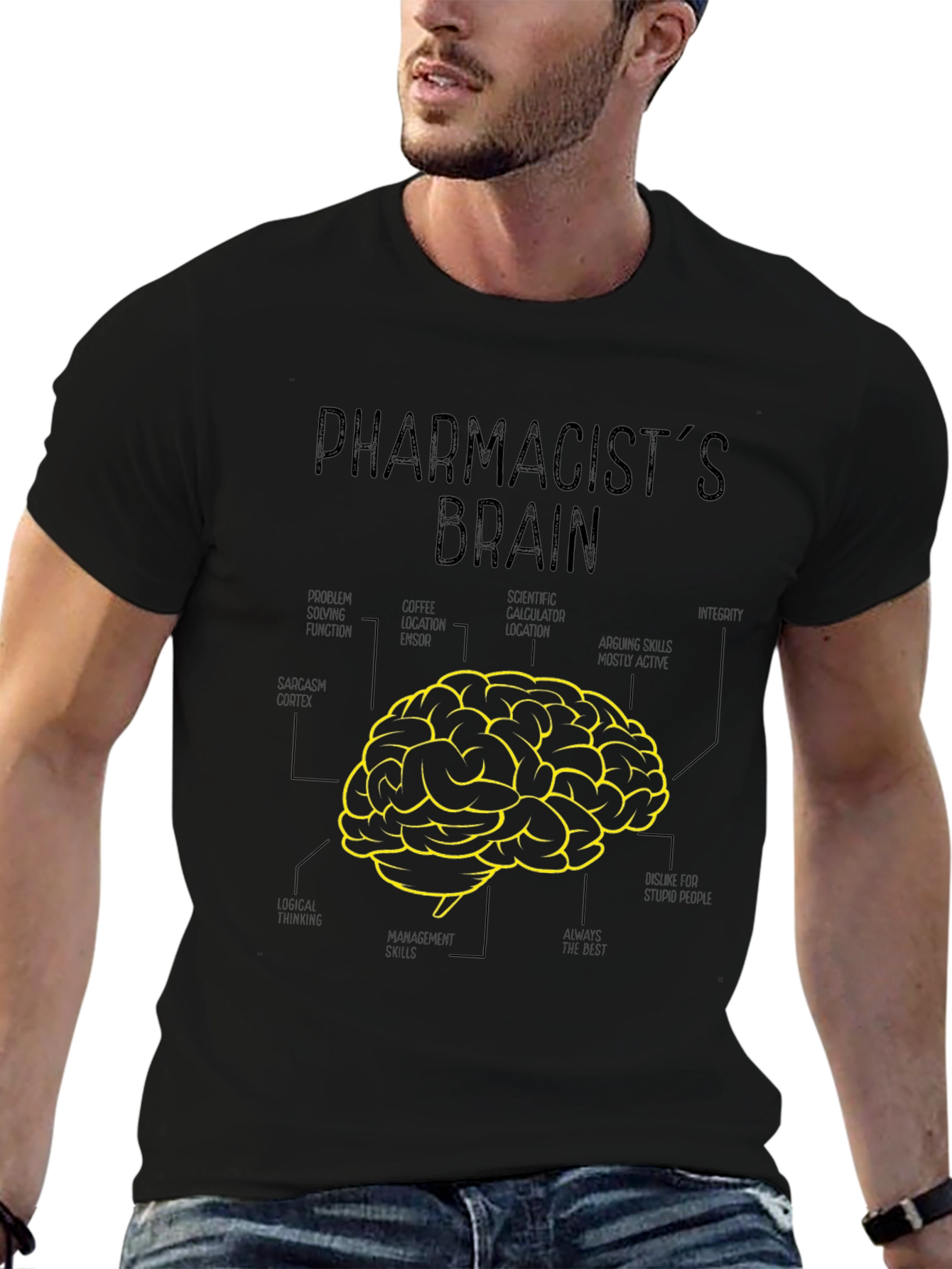 Pharmacists Brain T-Shirt Funny Gift