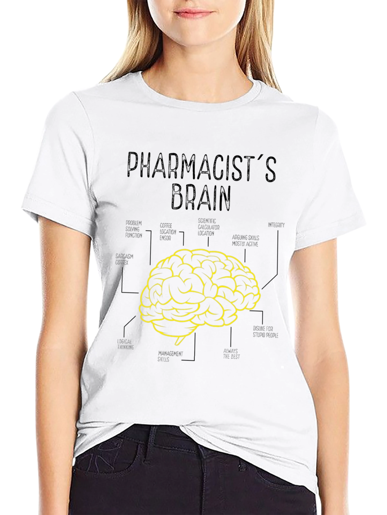 Pharmacists Brain T-Shirt Funny Gift
