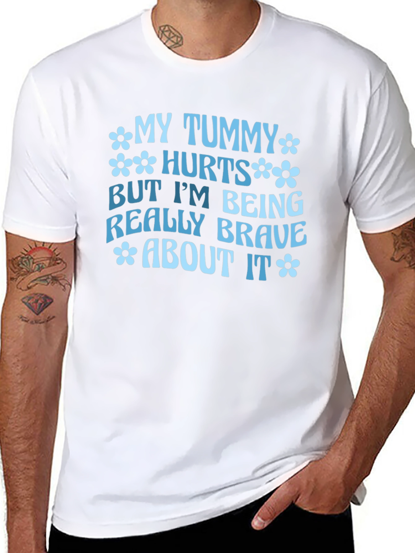 My Tummy Hurts Funny Graphic Tee