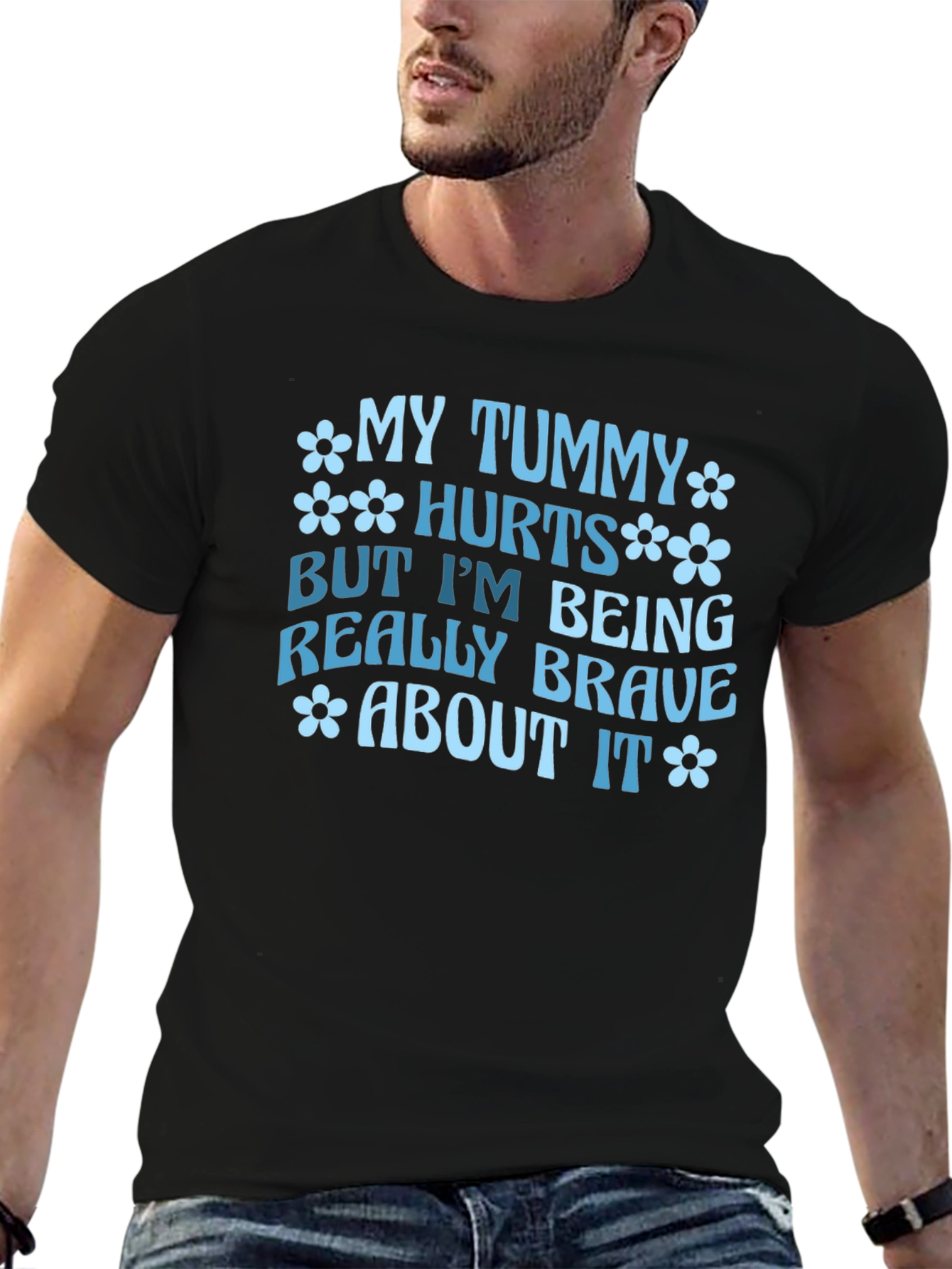 My Tummy Hurts Funny Graphic Tee